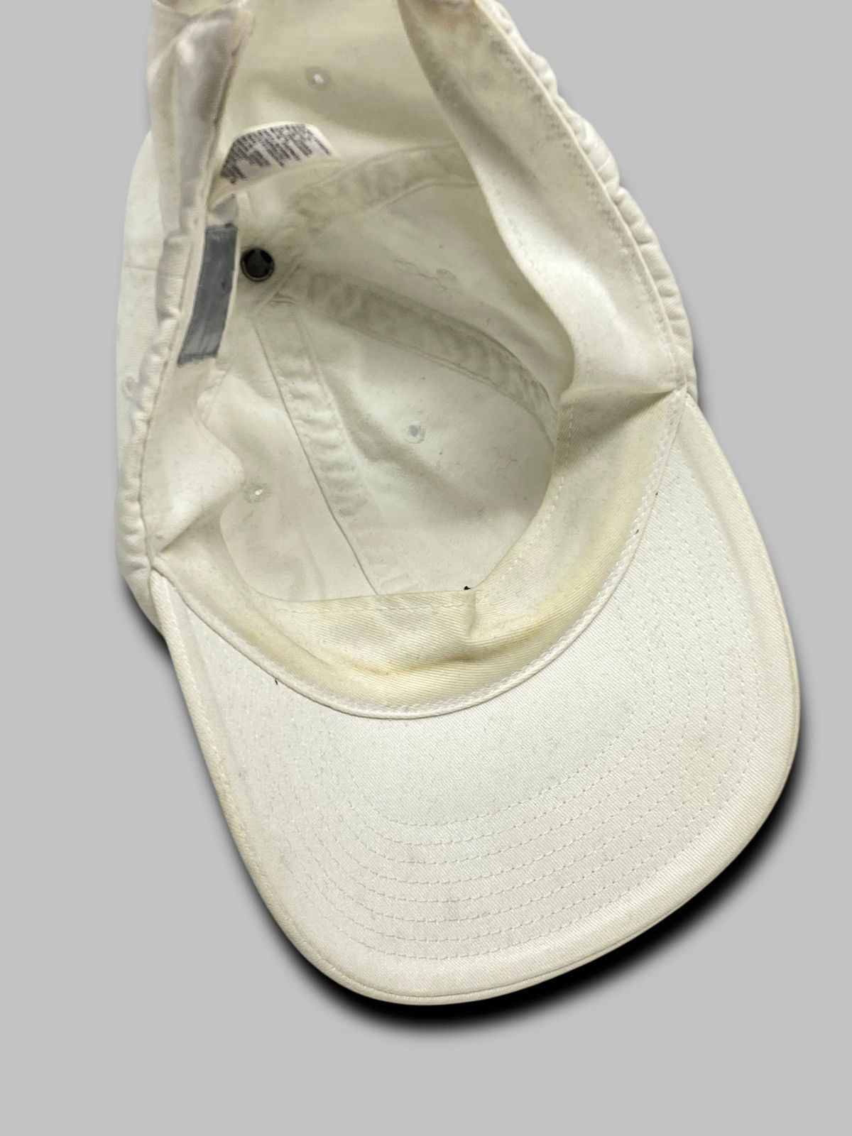Nike Nike Cap Vintage Swoosh White 90s Size ONE SIZE - 8 Thumbnail
