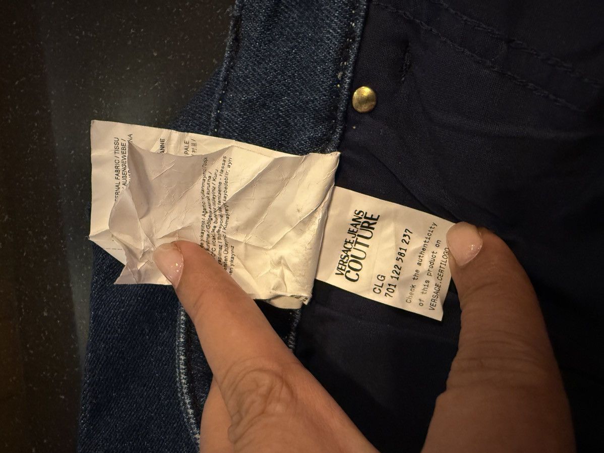 Versace Jeans Couture Versace Jeans Couture blue raw denim jeans Size US 34 / EU 50 - 6 Thumbnail