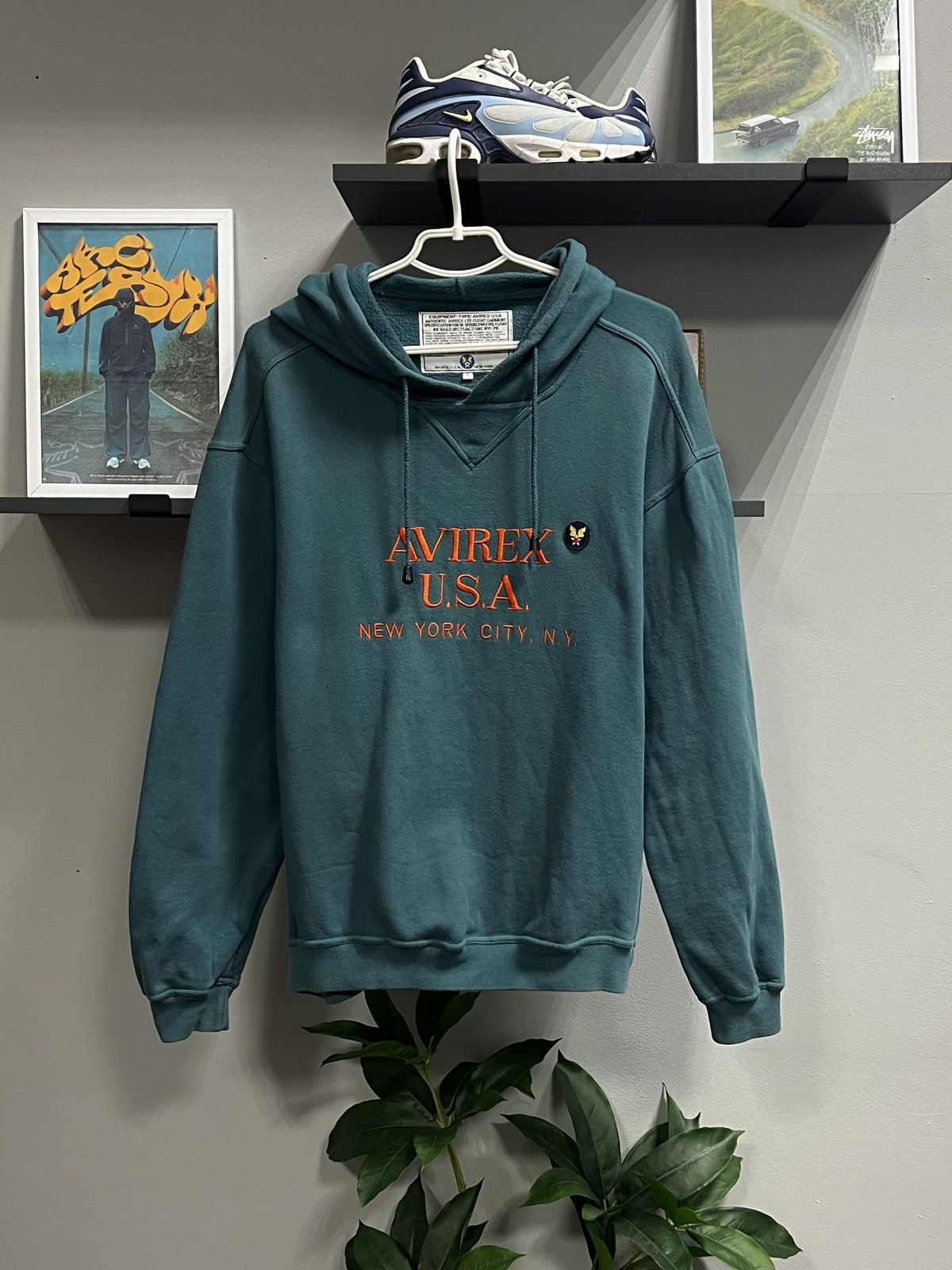 Avirex × Vintage Vintage hoodie Avirex Size US M / EU 48-50 / 2 - 2 Thumbnail