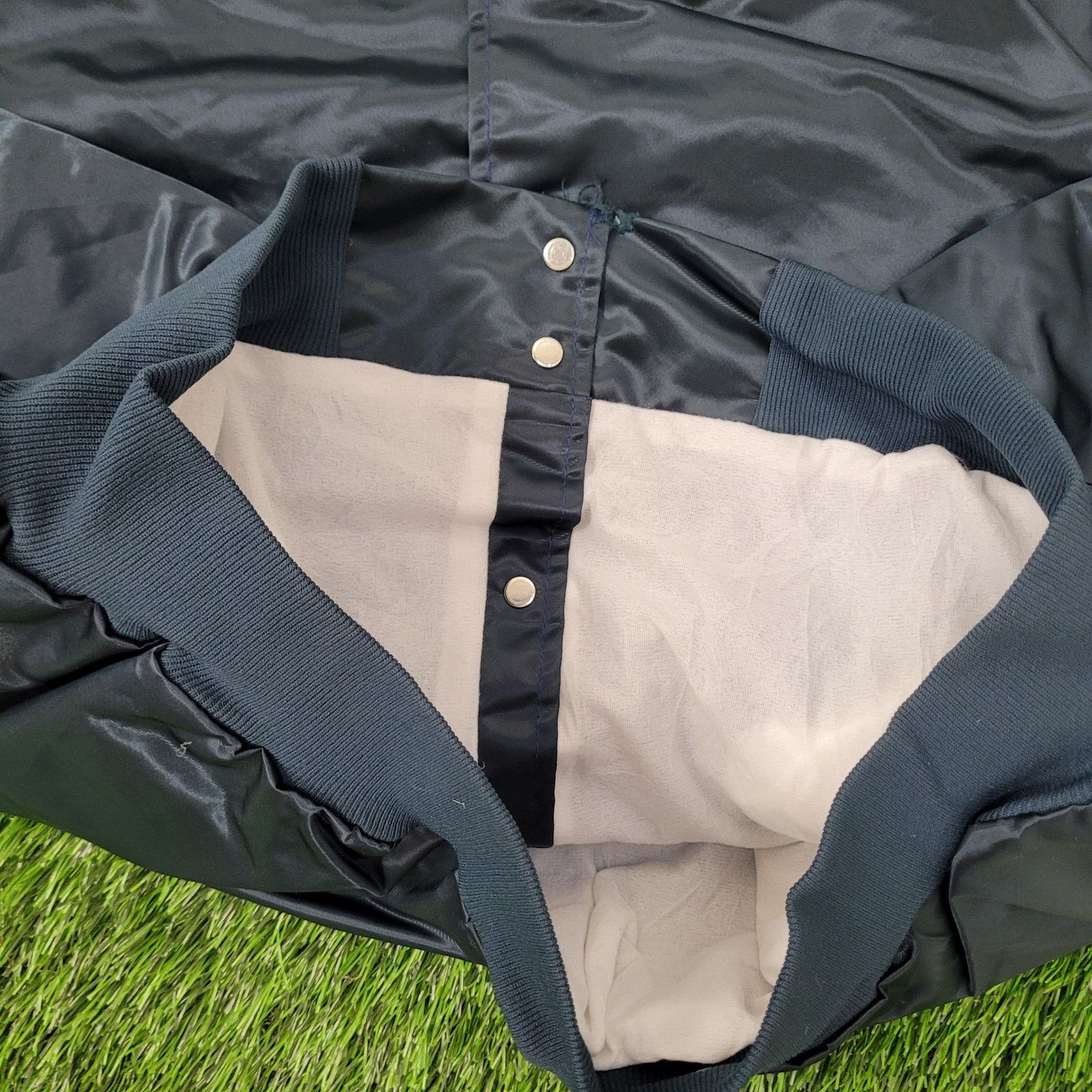 Vintage VTG 90s West-Ark Satin Bomber Jacket 2XL Baggy Boxy USA Made Size US XXL / EU 58 / 5 - 10 Thumbnail
