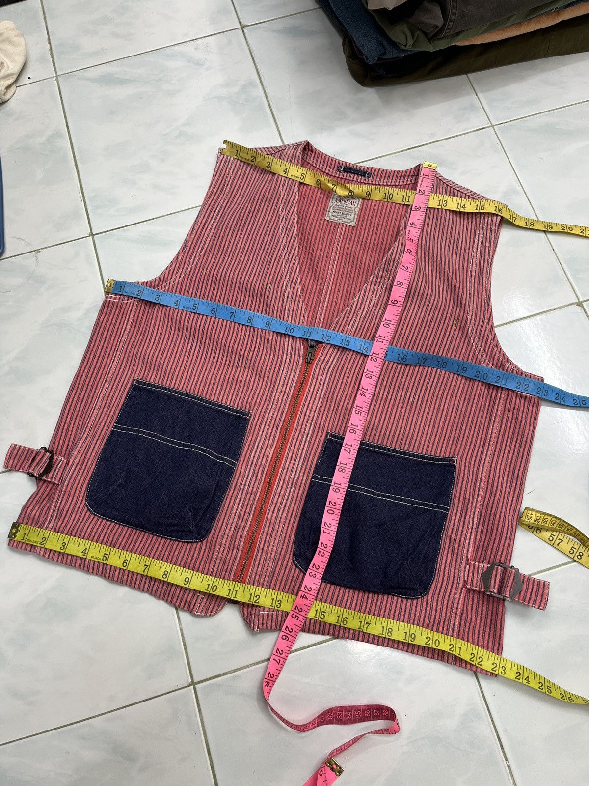 Japanese Brand 🔥🔥🔥ARCHIVE PRACT STUDIO ZIPPER VEST Size US M / EU 48-50 / 2 - 18 Thumbnail