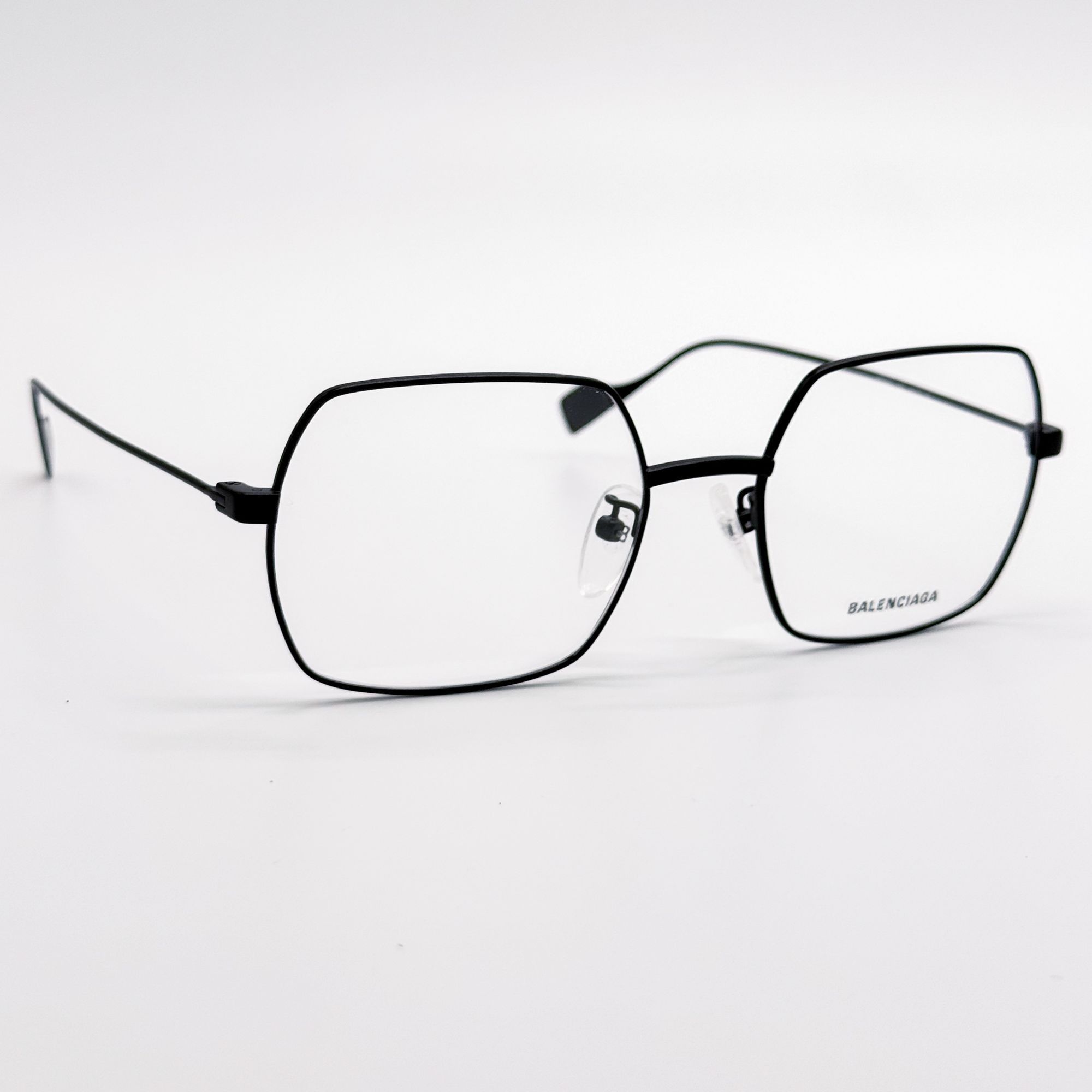 Balenciaga NEW BALENCIAGA EYEGLASSES BB0090O 001 SQUARE BLACK WOMEN EYE Size ONE SIZE - 4 Thumbnail