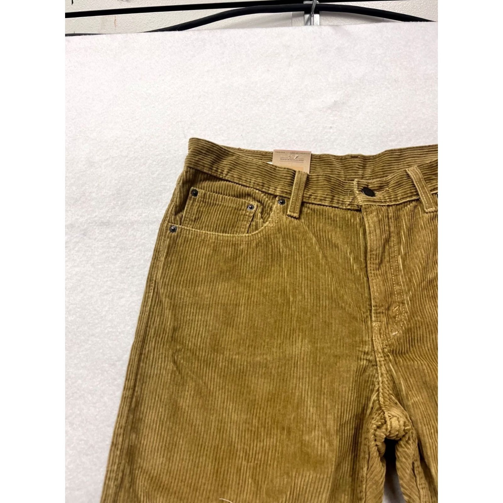 Levi's Levi's Corduroy Pants 33X30 Regular 5-Pocket Tan Brown Corduroy Levi's 500 Series Mens Pants Size US 33 - 6 Thumbnail