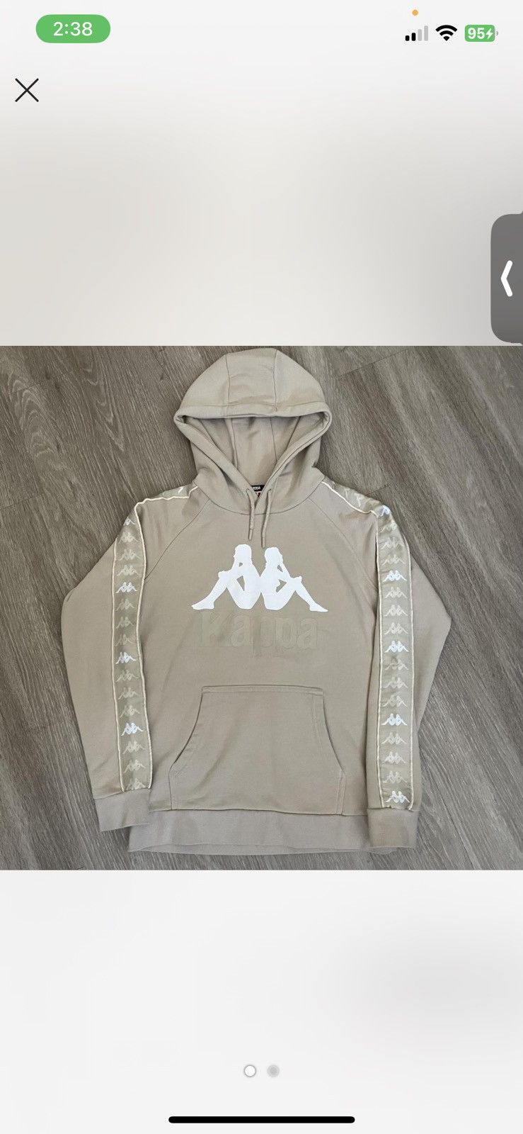 Kappa Kappa Hoodie Size US S / EU 44-46 / 1 - 1 Thumbnail