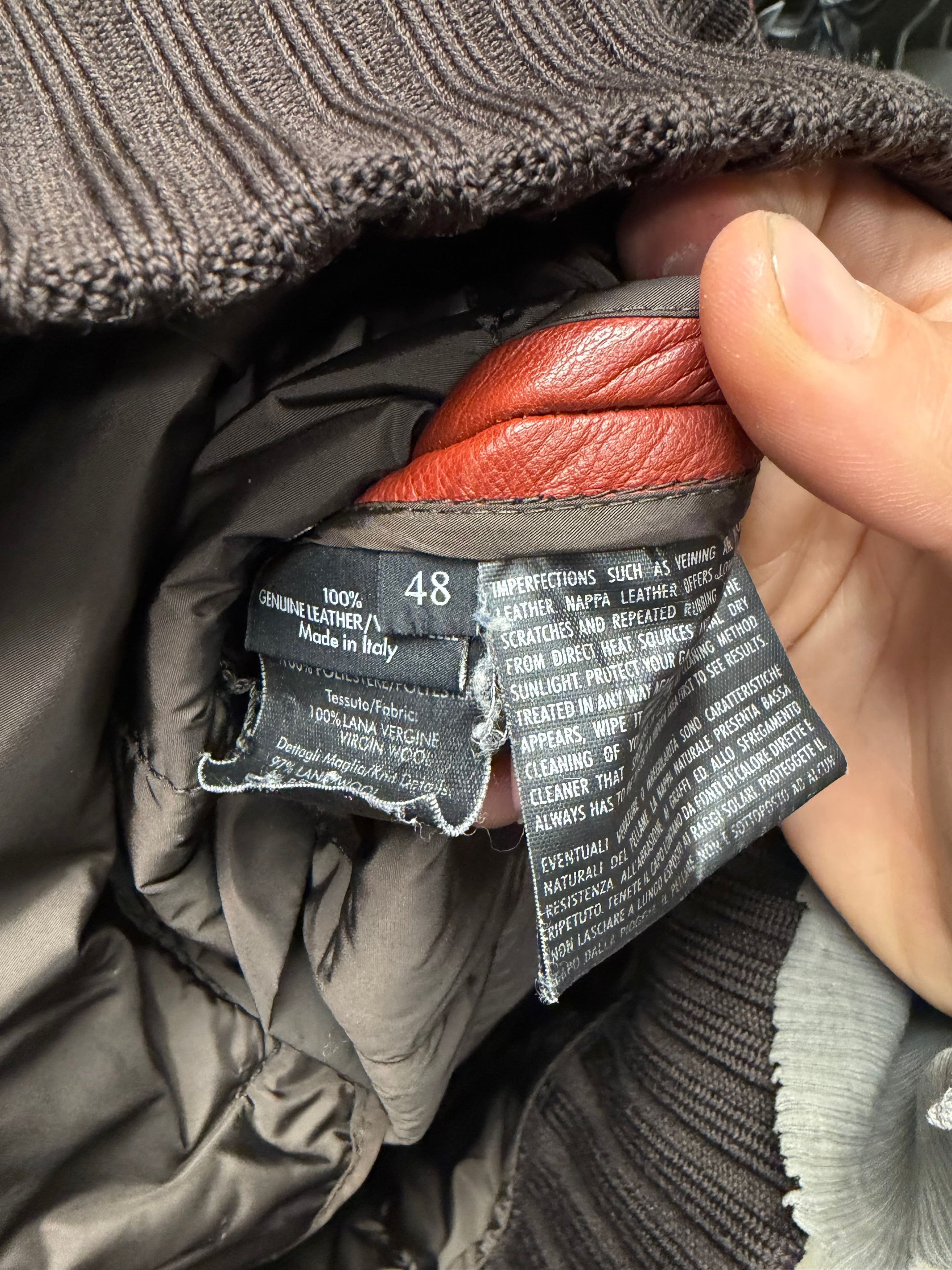 Gucci Gucci ‘Aged Red’ Military Inspired Quilted Leather Jacket Size US M / EU 48-50 / 2 - 6 Thumbnail