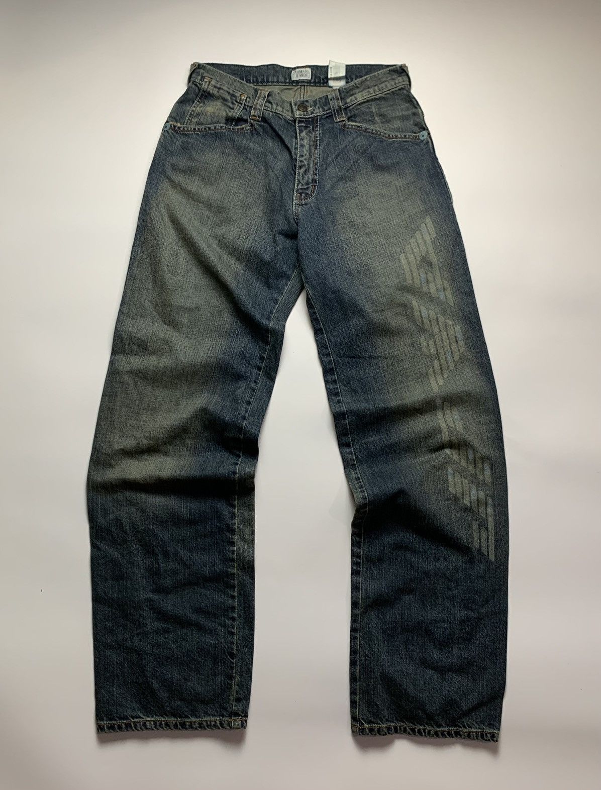 Giorgio Armani × Vintage Vintage Y2K Armani Jeans Indigo 003