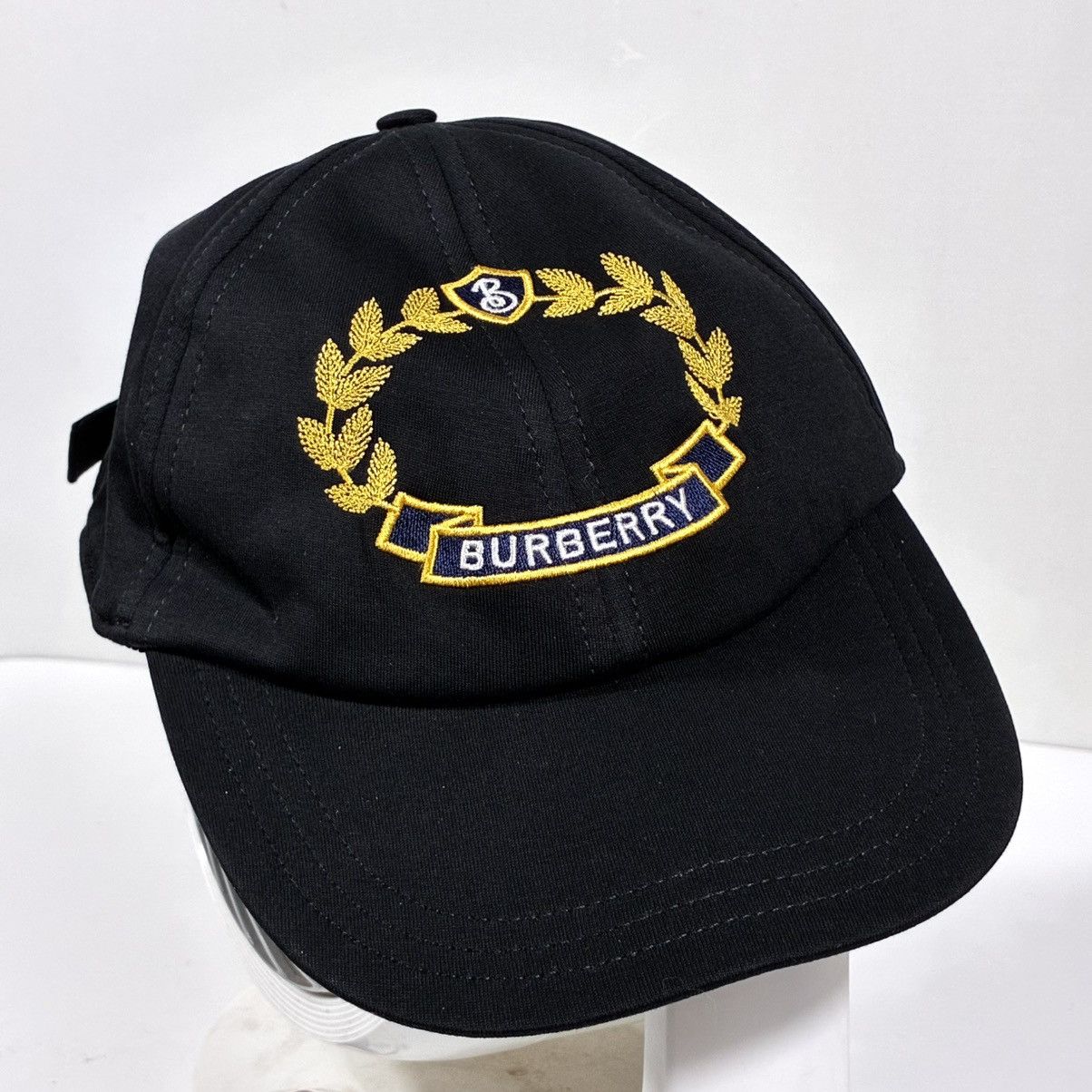 Burberry Burberry Oak Leaf Crest Cotton Baseball Cap Black Medium 58 Size ONE SIZE - 12 Thumbnail