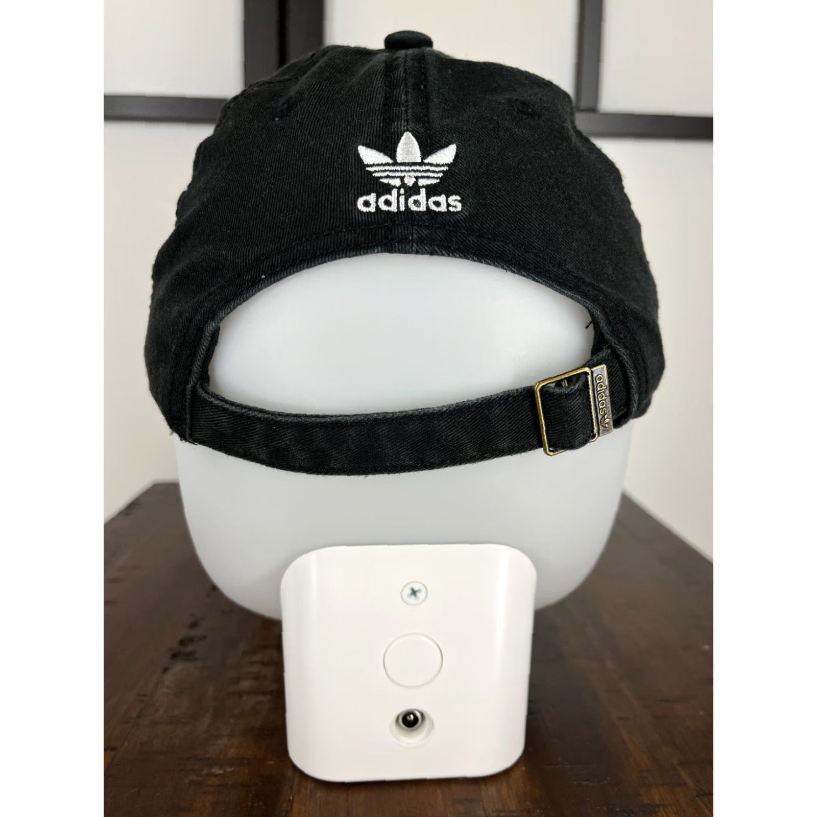 Adidas Adidas Hat Women One Size Black Twill 100% Cotton Trefoil Cap Size ONE SIZE - 6 Thumbnail