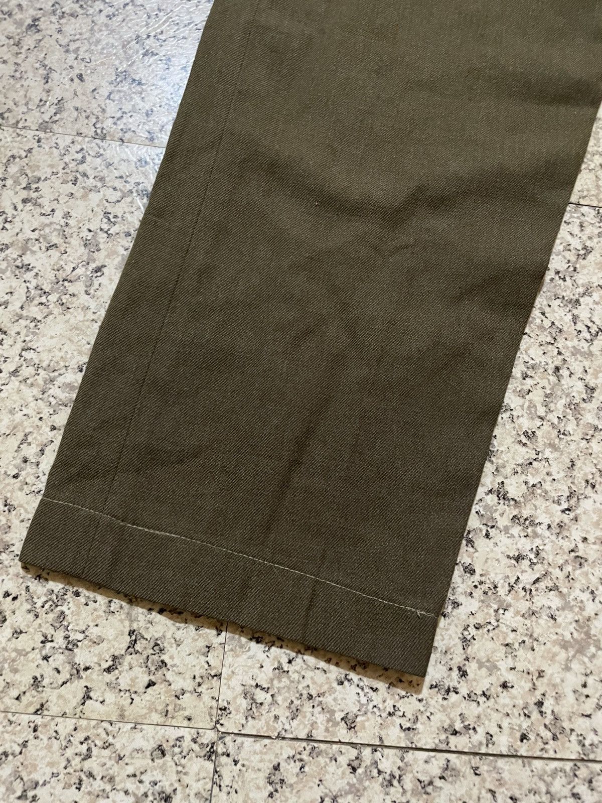 Vintage ARCHIVAL VINTAGE US ARMY M-1945 TROUSERS WWII KOREAN WAR ERA Size US 31 - 23 Thumbnail