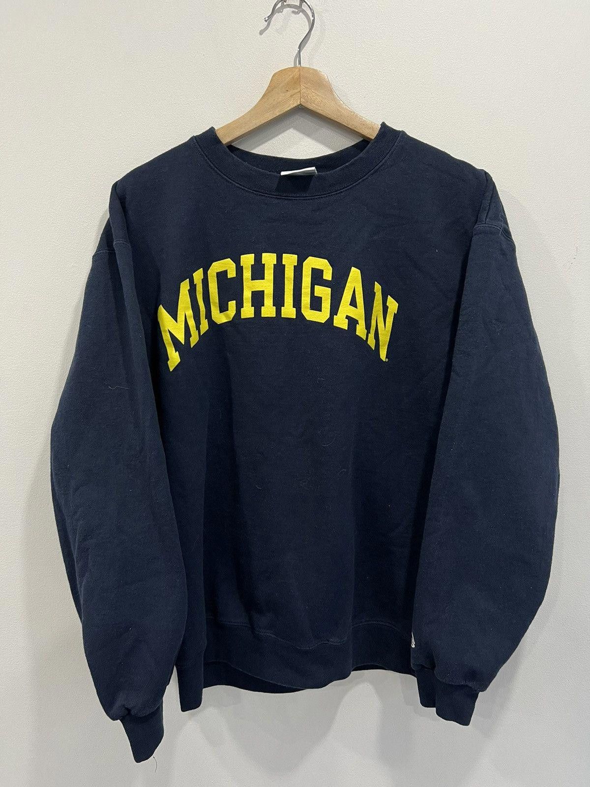 Vintage Vintage Michigan Champion sweater spellout Size US L / EU 52-54 / 3 - 1 Thumbnail