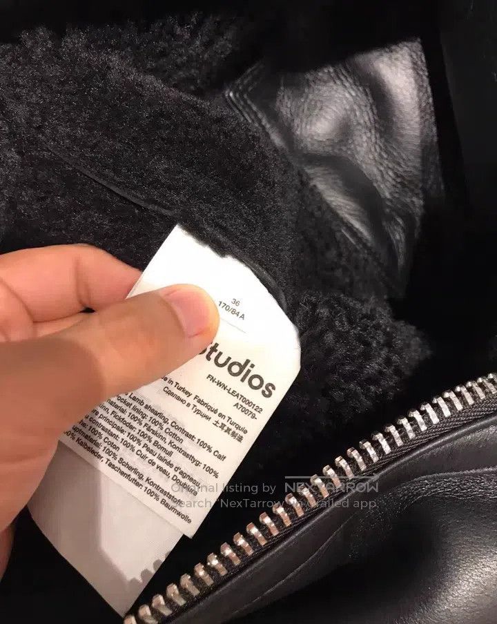 Acne Studios Acne Studios Shearling and Leather Combination Jacket Pilo Size XS / US 0-2 / IT 36-38 - 5 Thumbnail