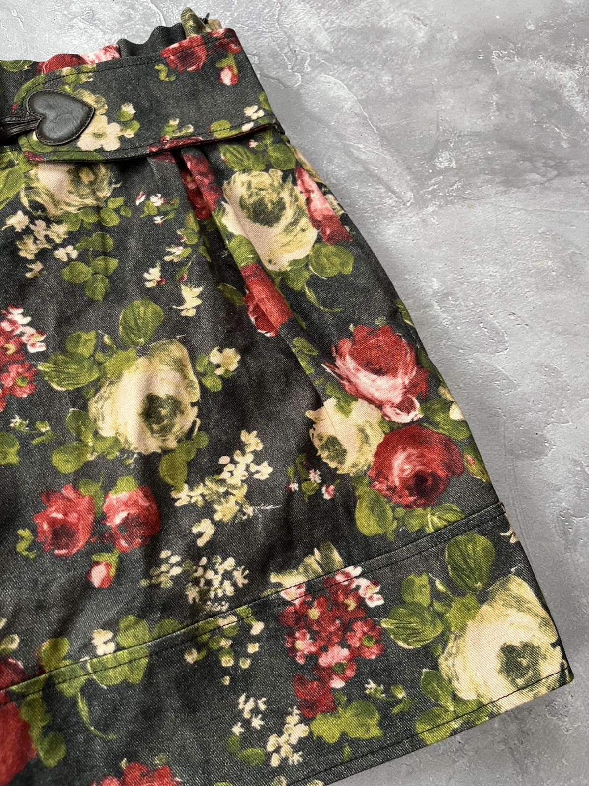 Moschino Love Moschino Cotton skirt Floral Flower Multicolor Size US6 Size 28" / US 6 / IT 42 - 5 Thumbnail