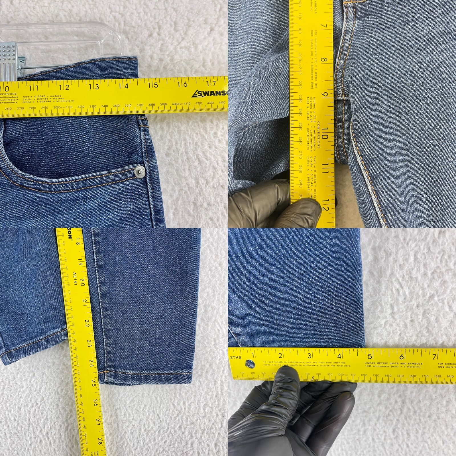 Everlane Everlane Jeans Womens Mid-Rise Blue Denim Skinny 5-Pocket Size 28 Comfortable Stretch Casual 90s City Preppy Vintage: No Mens Womens Girls Size 28" / US 6 / IT 42 - 8 Thumbnail