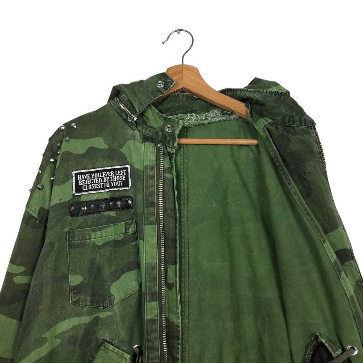 Hysteric Glamour 🔥VINTAGE MIKITARY CAMOUFLAGE PARKA JACKET BIG LOGO DESIGN Size US M / EU 48-50 / 2 - 14 Thumbnail