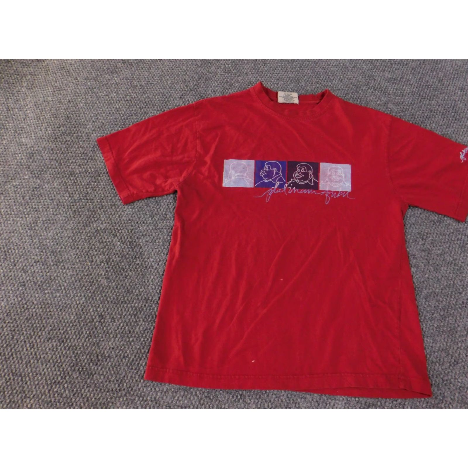 Fubu VINTAGE FUBU Shirt Mens Large Red Graphic Hip Hop Streetwear 2000s Tee Size US L / EU 52-54 / 3 - 3 Thumbnail