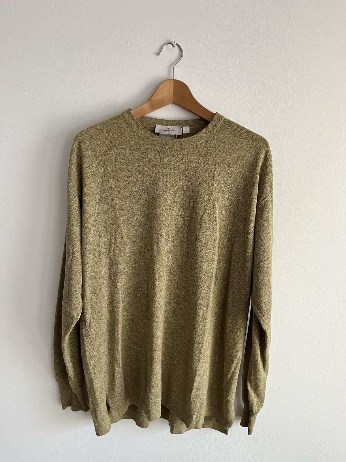 Ermenegildo Zegna Ermenegildo Zegna Woven Acid Yellow Minimalist Acne Size US M / EU 48-50 / 2 - 1 Thumbnail