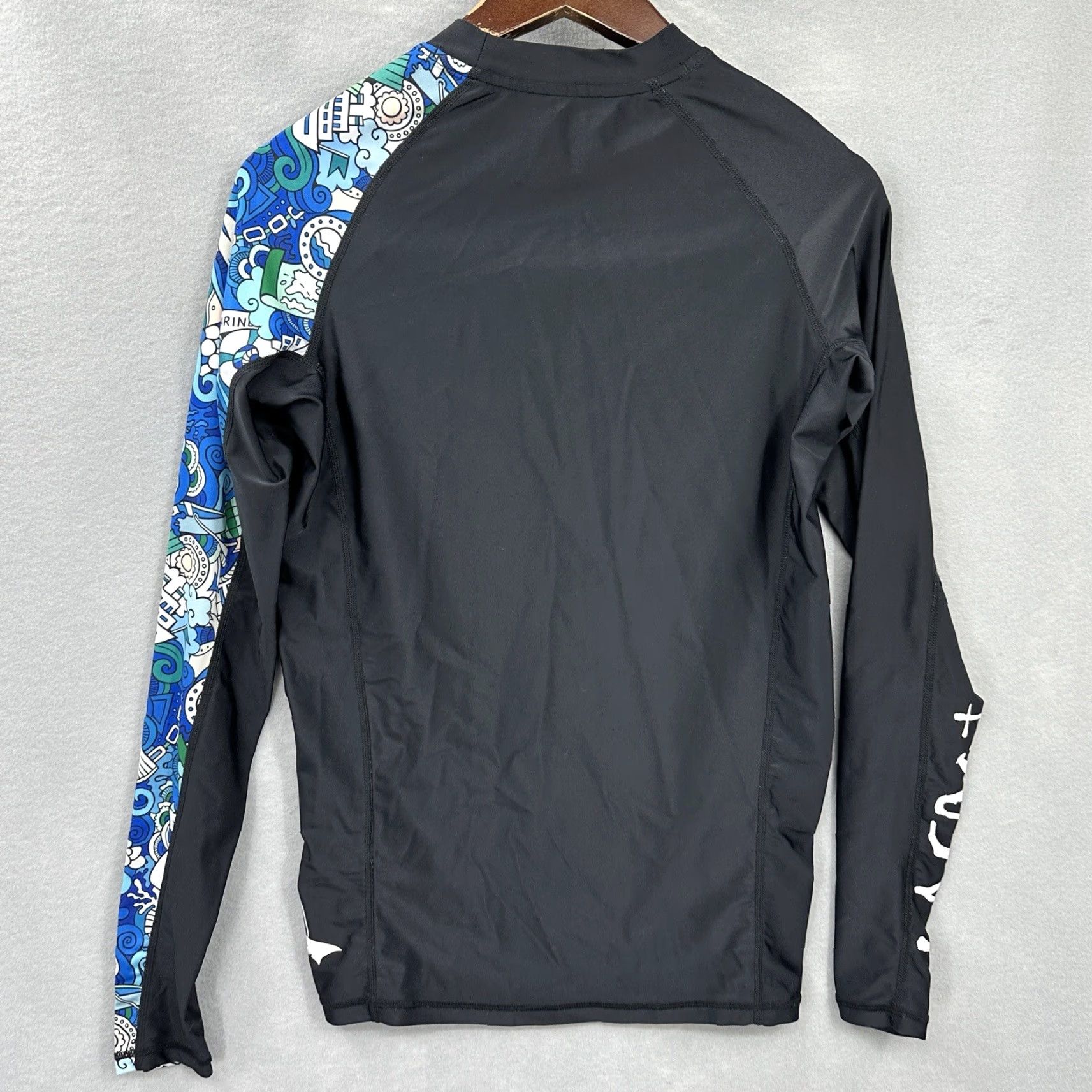 Vintage Lafroi Shirt Mens Small Long Sleeve Hypershield Performance Black Rash Guard MMA Compression Size US S / EU 44-46 / 1 - 4 Thumbnail