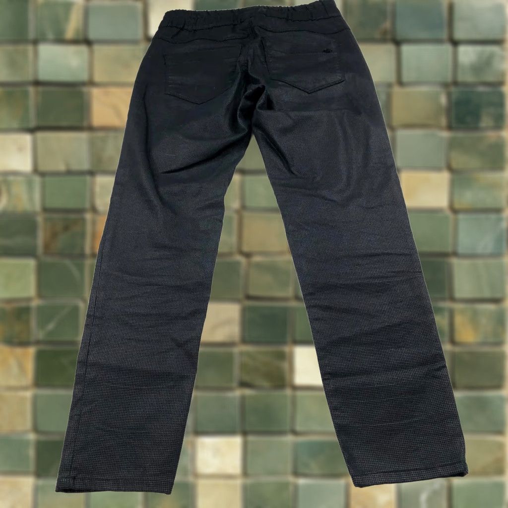 Vintage Bevy Flog Pants Women Mid Rise Elastic Waist Pull On 27 Black Size 27" / US 4 / IT 40 - 1 Thumbnail