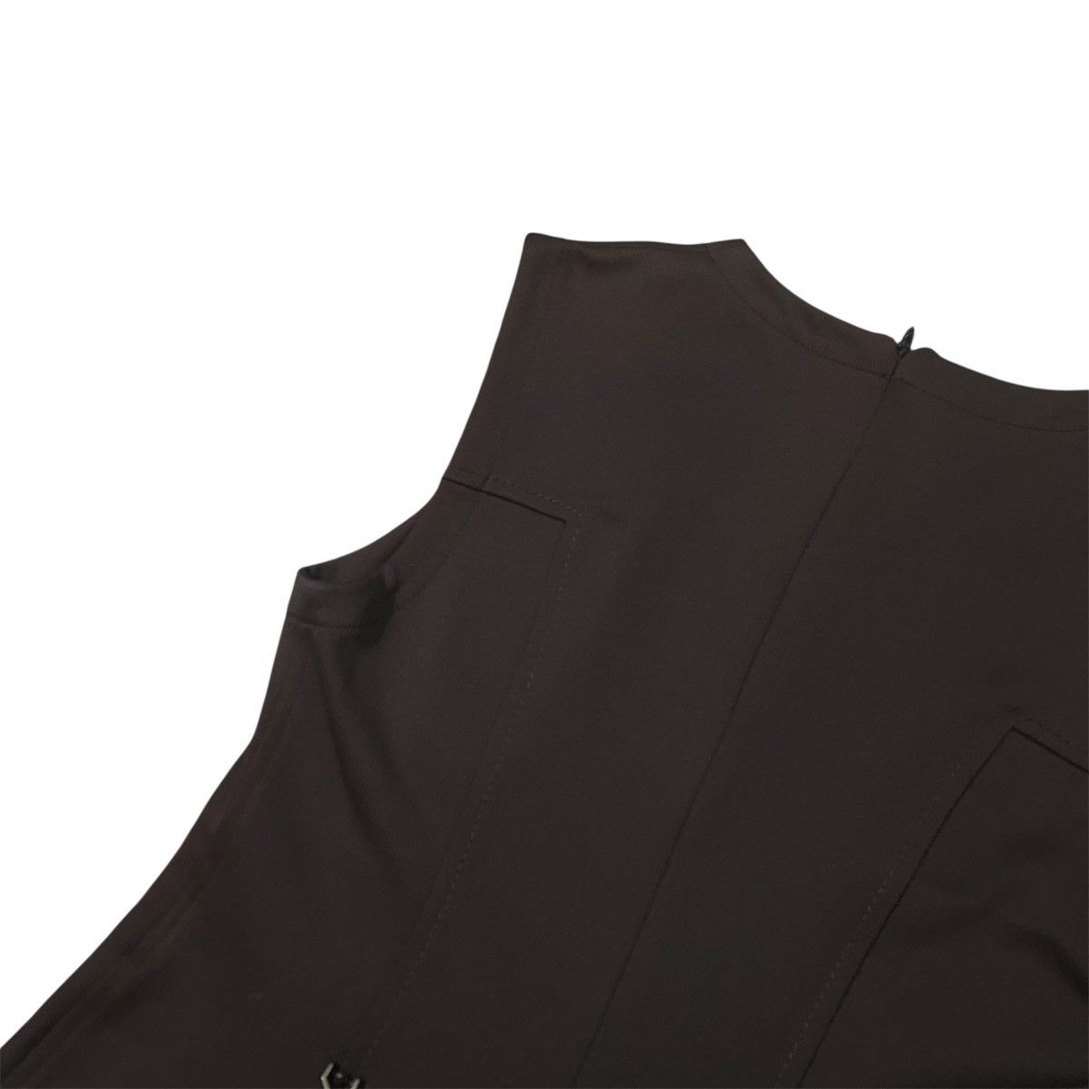 Fendi ‼️LAST DROP‼️Fendi Jeans Brown Sleeveless Dress Minimalist Size S / US 4 / IT 40 - 14 Thumbnail