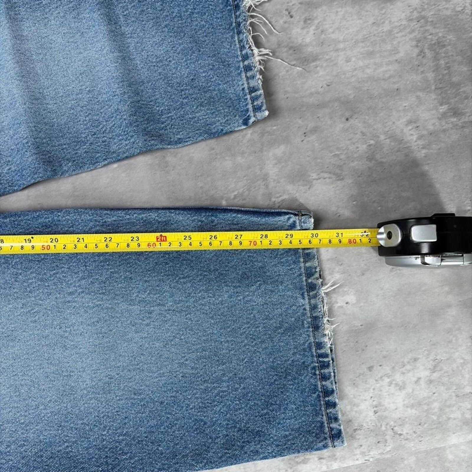 Sean John Y2K Light Wash Sean John Grunge Baggy Skater Denim Jeans Size US 32 / EU 48 - 7 Thumbnail