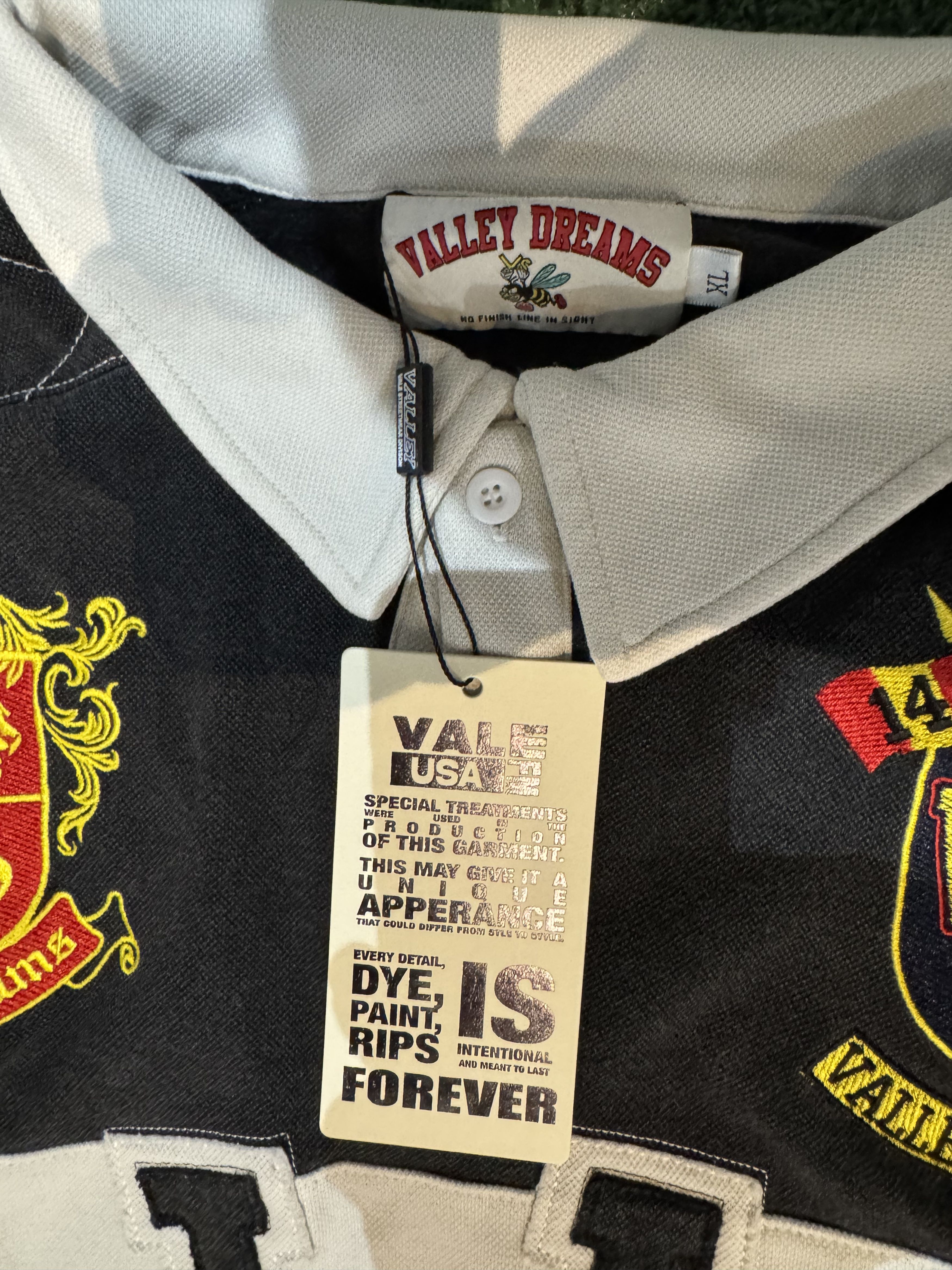 Vale VALE FOREVER DREAMS RUGBY L/S TEE BLACK Size US L / EU 52-54 / 3 - 2 Thumbnail