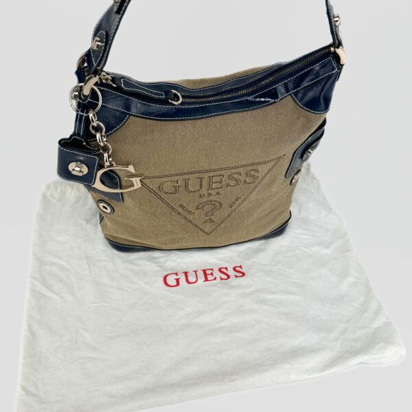 Guess A vintage beige Guess bag with iconic logo Size ONE SIZE - 4 Thumbnail