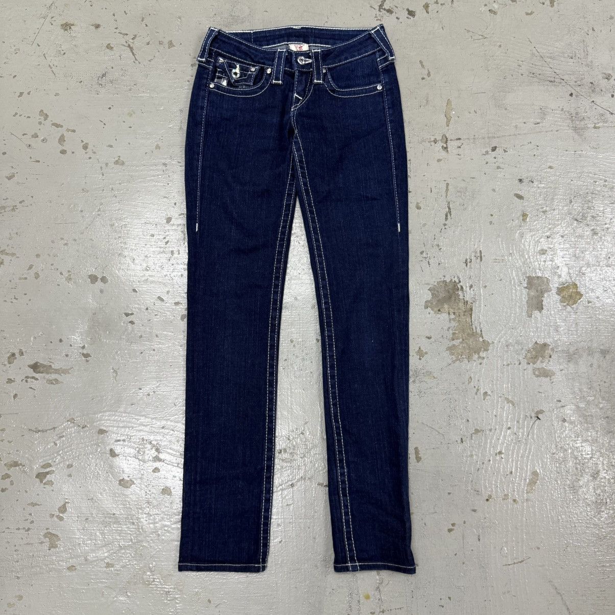 True Religion 2000s True Religion Low Rise Glitter Jeans Size 26" / US 2 / IT 38 - 3 Thumbnail