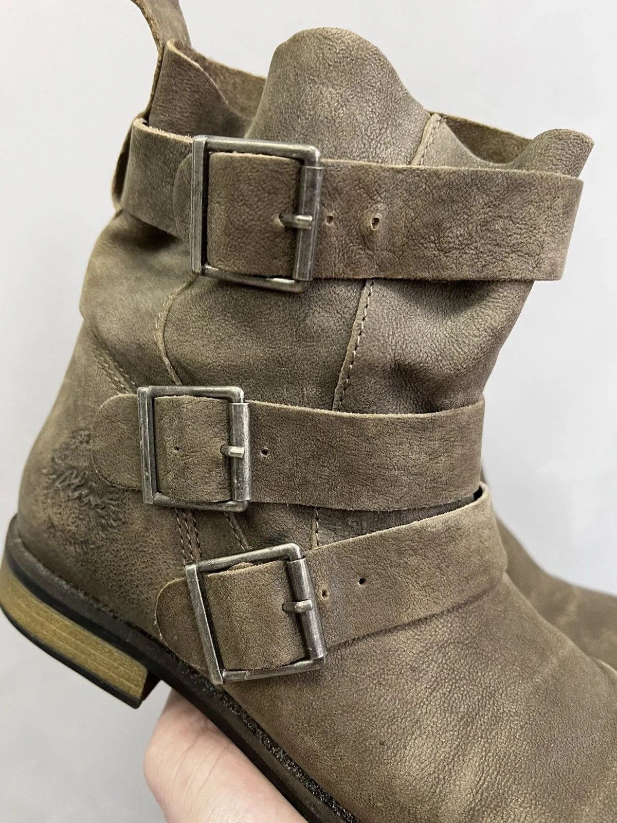 s.Oliver BELTED Maison margiela style ankle leather 90s y2k Boots Size US 7.5 / EU 40-41 - 5 Thumbnail