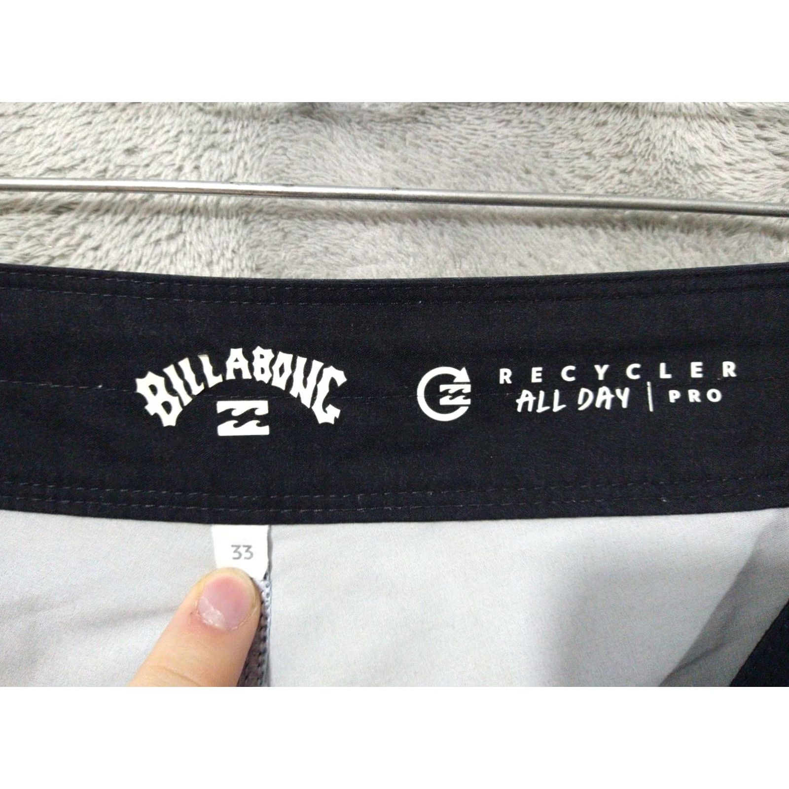 Billabong Billabong Mens Board Shorts 33 Striped Recycler All Day Pro Surf Swim Pocket Size US 33 - 7 Thumbnail
