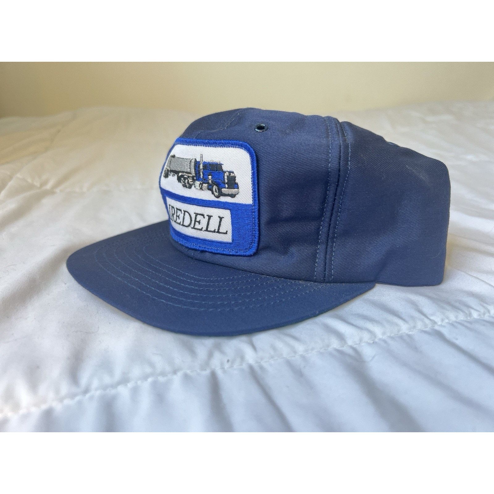 Other Vintage Iredell Trucker Hat Patch SnapBack Mesh SKM Blue Size ONE SIZE - 8 Thumbnail