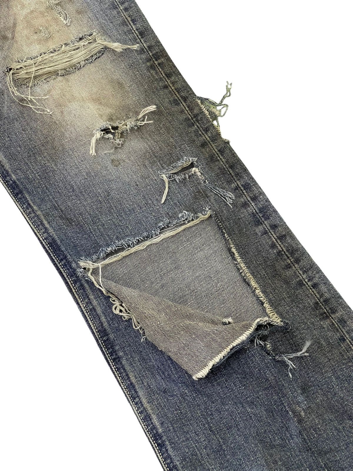 Lee Flare Jeans Lee Japan Dirty Distress Boot Cut 7🟦8 Size US 33 - 7 Thumbnail