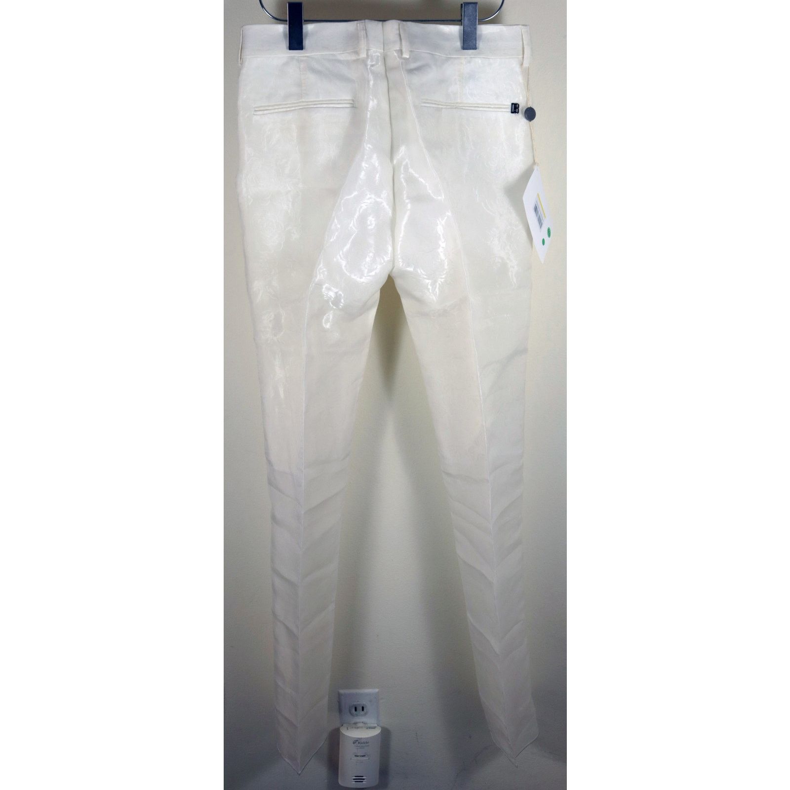 Dirk Bikkembergs Dirk Bikkembergs Silk Blend Floral Jacquard Chiffon Suit Size 38R - 11 Thumbnail