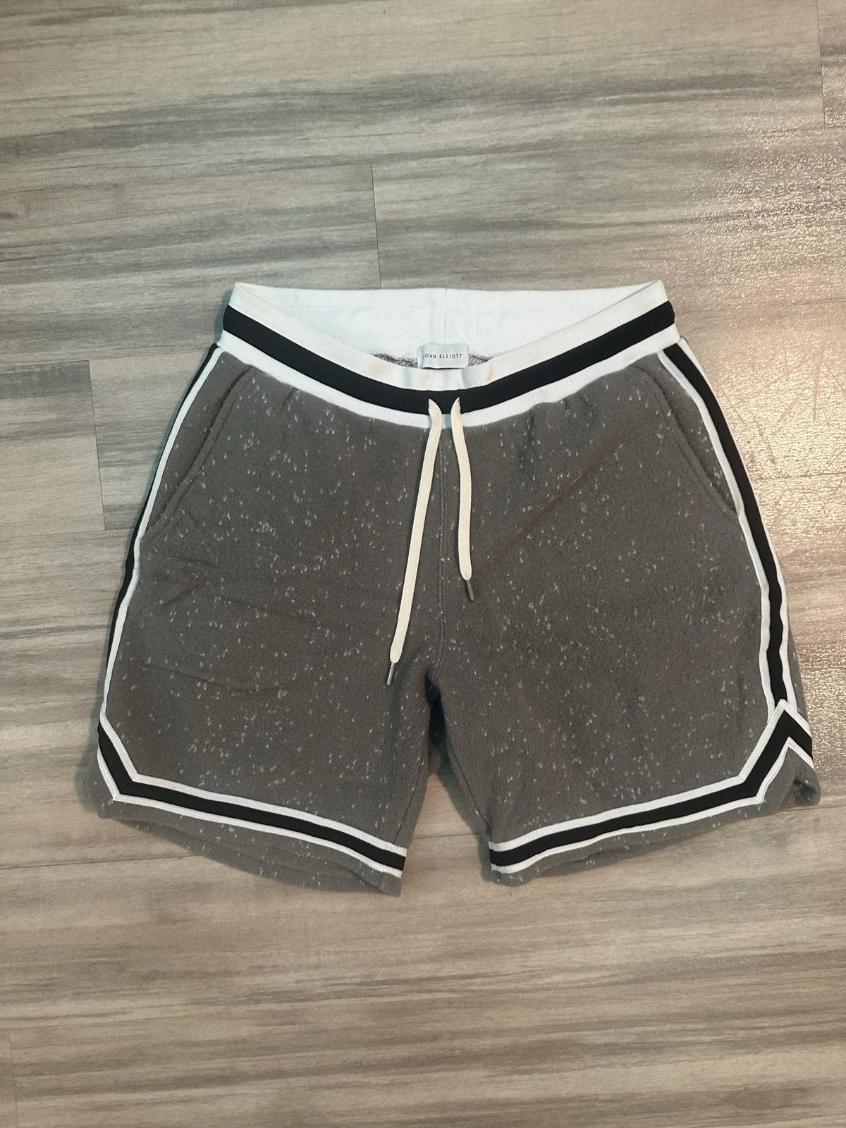 image of John Elliott Game Shorts in Grey, Men's (Size 32)