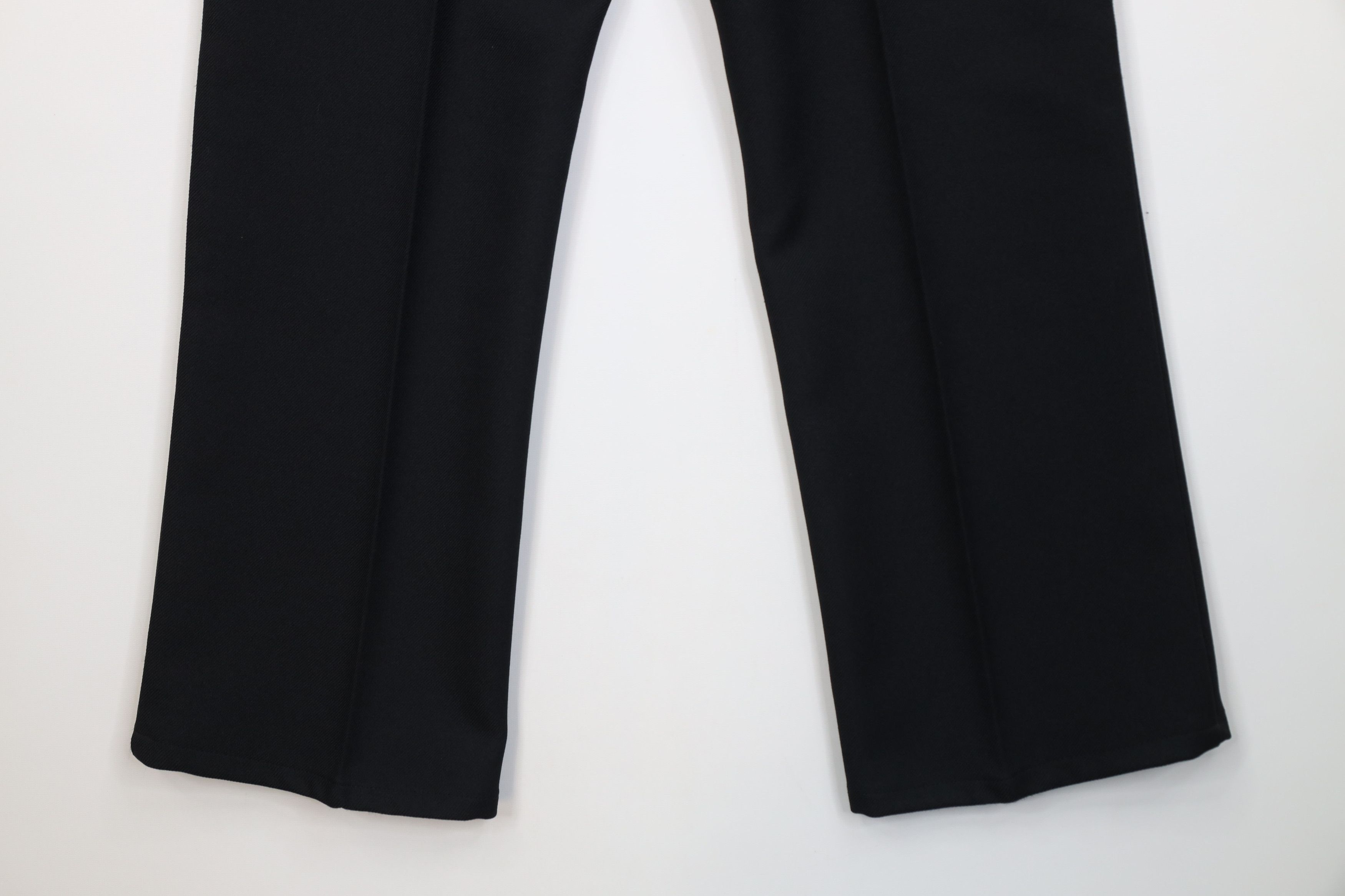 Levi's Vintage 80s Levis Flared Wide Leg Chino Pants Black USA Size US 36 / EU 52 - 12 Thumbnail