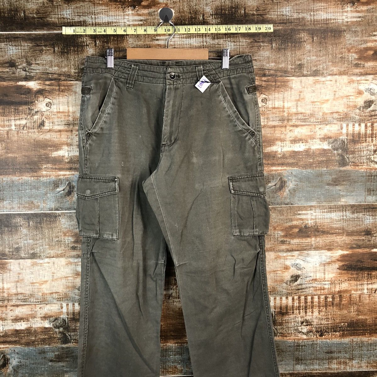 Japanese Brand Villand utility tactical Cargo Multipocket Pants #A2423 Size US 31 - 2 Thumbnail