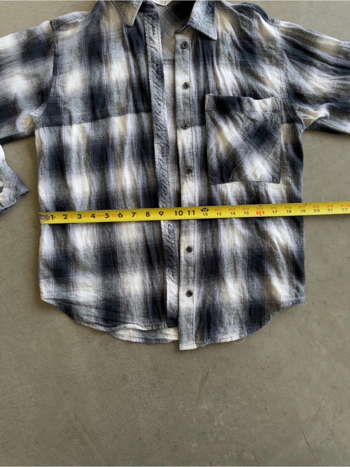 Other Stradivarius / Plaid Button Down / Black White Size XS / US 0-2 / IT 36-38 - 6 Thumbnail