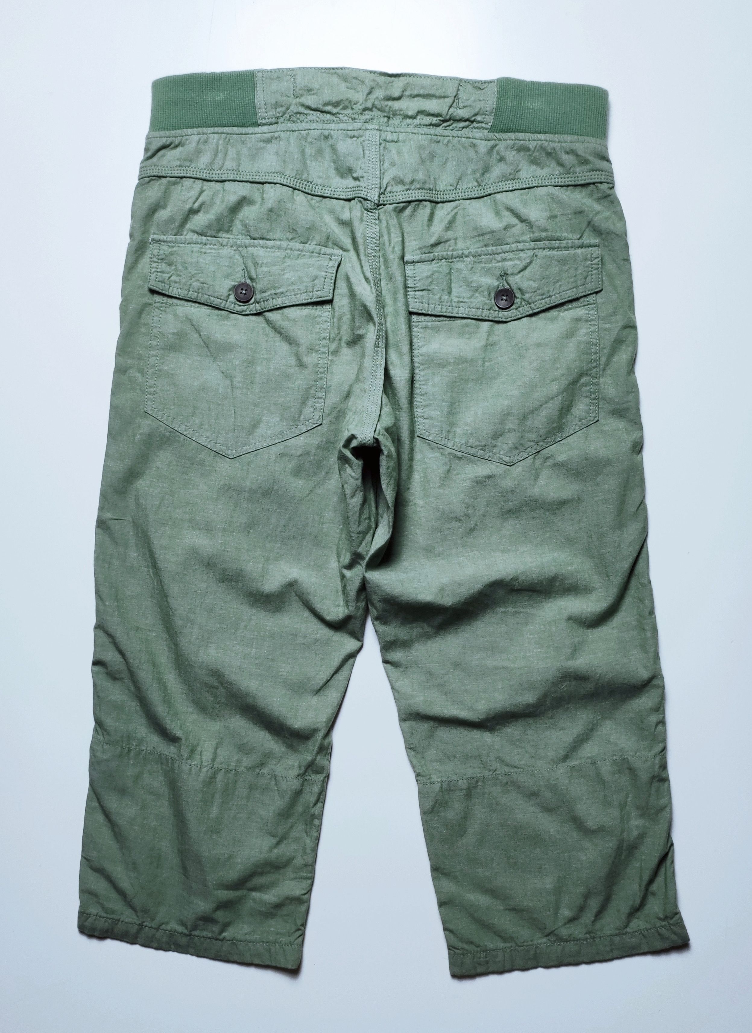 Japanese Brand Back Number Army Inspired Multipocket Cargo 3/4 Bush Pants Size US 33 - 3 Thumbnail