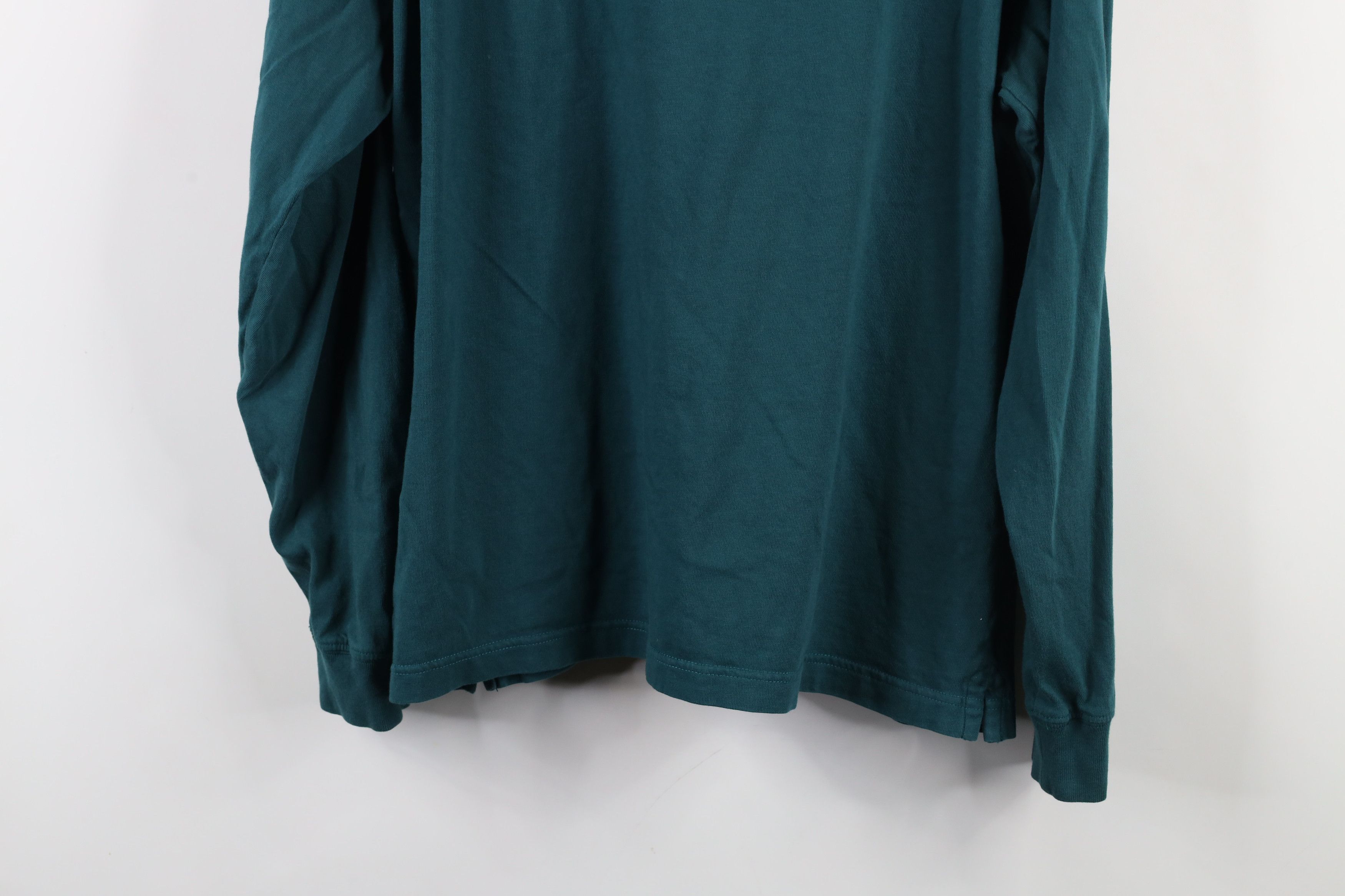 Brooks Brothers Vintage Brooks Brothers Long Sleeve Polo Shirt Green Cotton Size US L / EU 52-54 / 3 - 10 Thumbnail