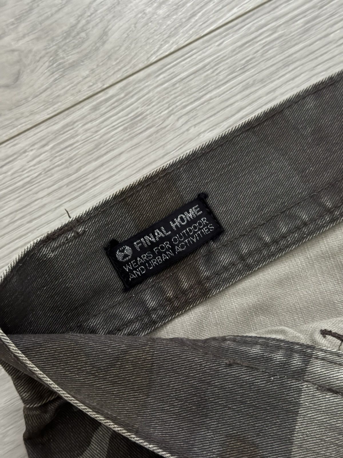 Final Home Final Home 2003 Asymmetrical Fly Camo Pants Size US 30 / EU 46 - 5 Thumbnail