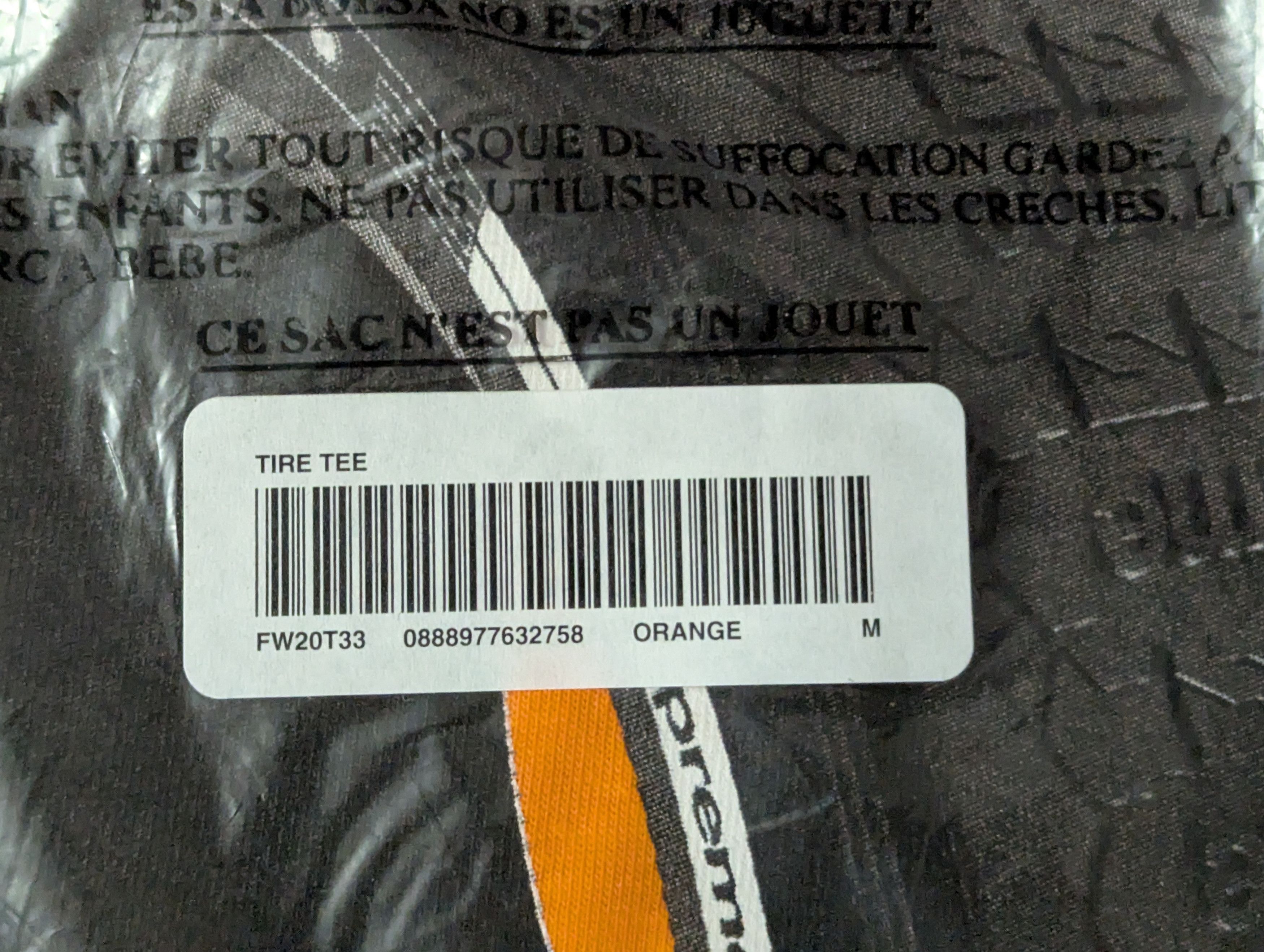 Supreme Supreme Tire tee Size US M / EU 48-50 / 2 - 5 Thumbnail
