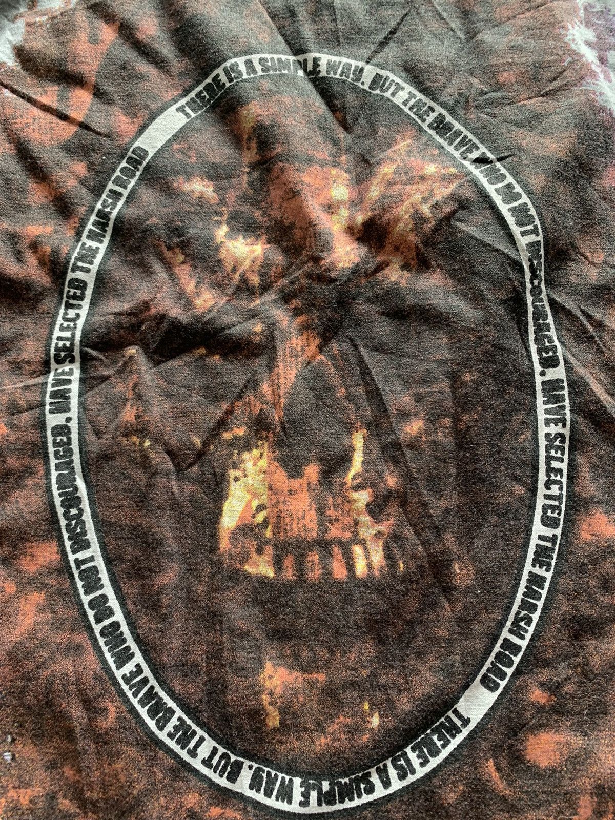 20471120 × Hysteric Glamour × Le Grande Bleu (L.G.B.) ifsixwasnine inspired skull design back poem cross pattern Size US S / EU 44-46 / 1 - 8 Thumbnail