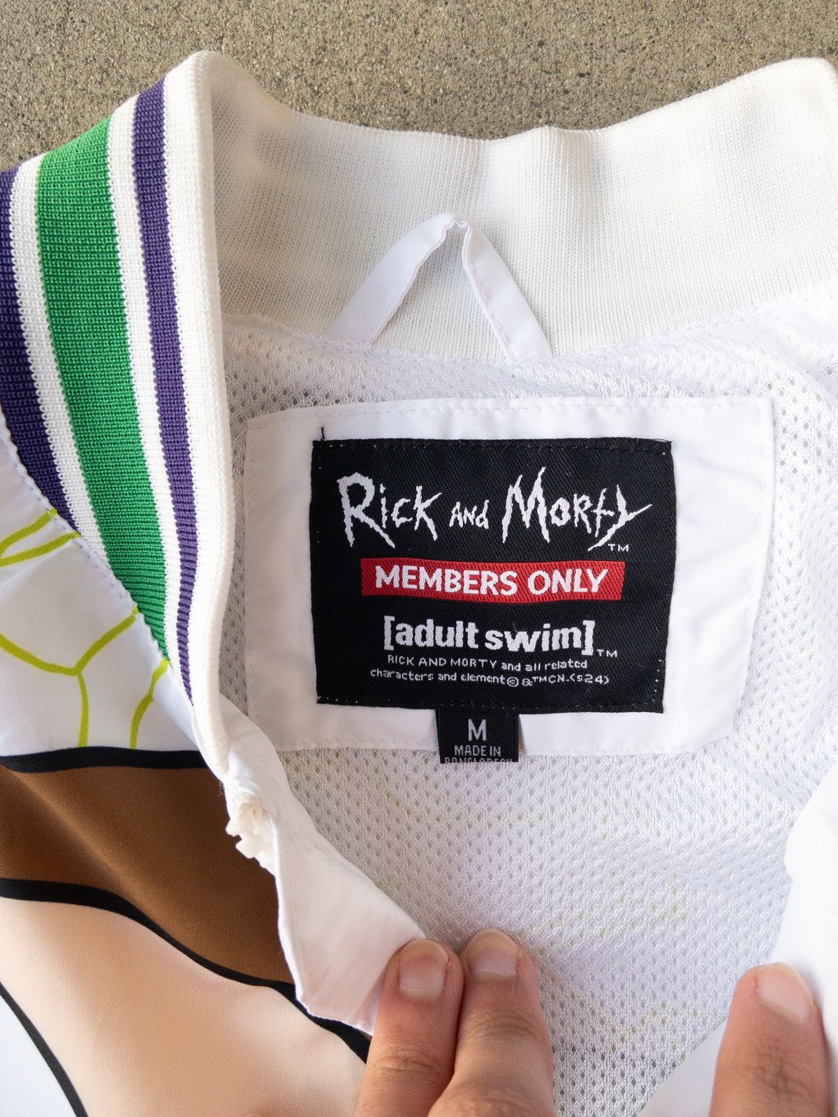 Members Only Rick and Morty Members Only Windbreaker Varsity Jacket Size US M / EU 48-50 / 2 - 5 Thumbnail