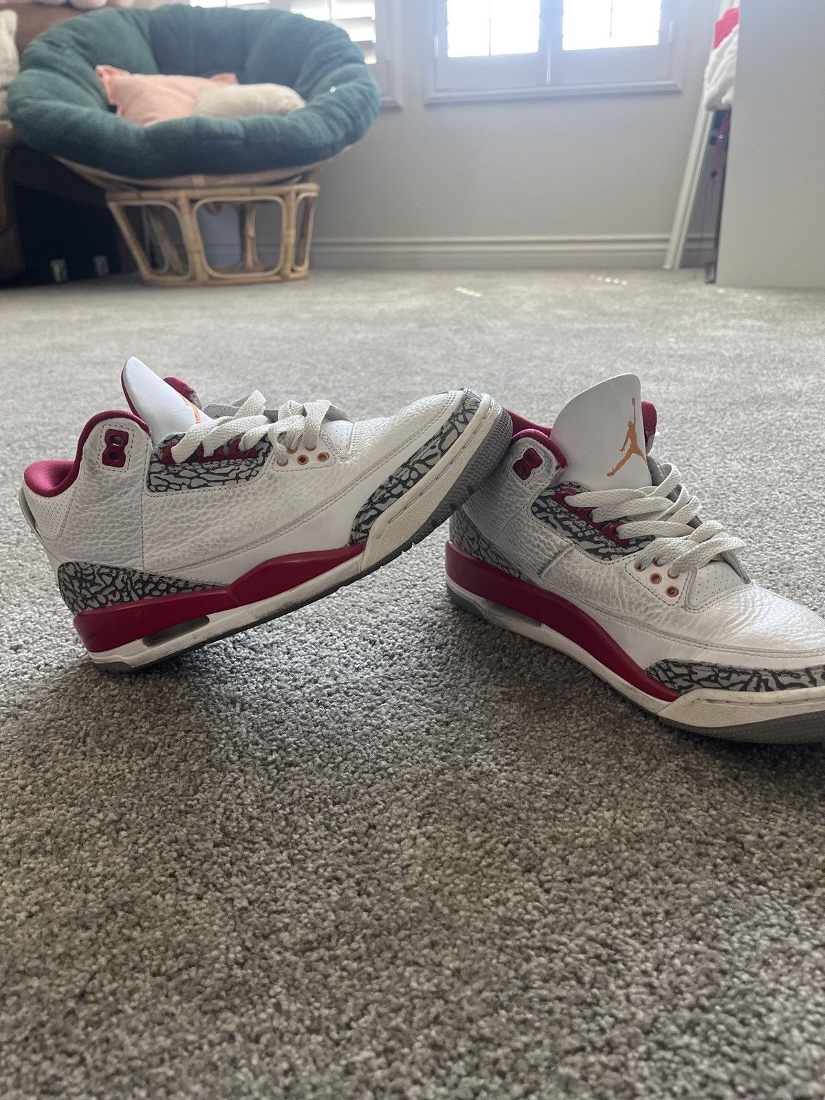 Jordan Brand Jordan 3 red cardinal Size US 7.5 / EU 40-41 - 7 Thumbnail
