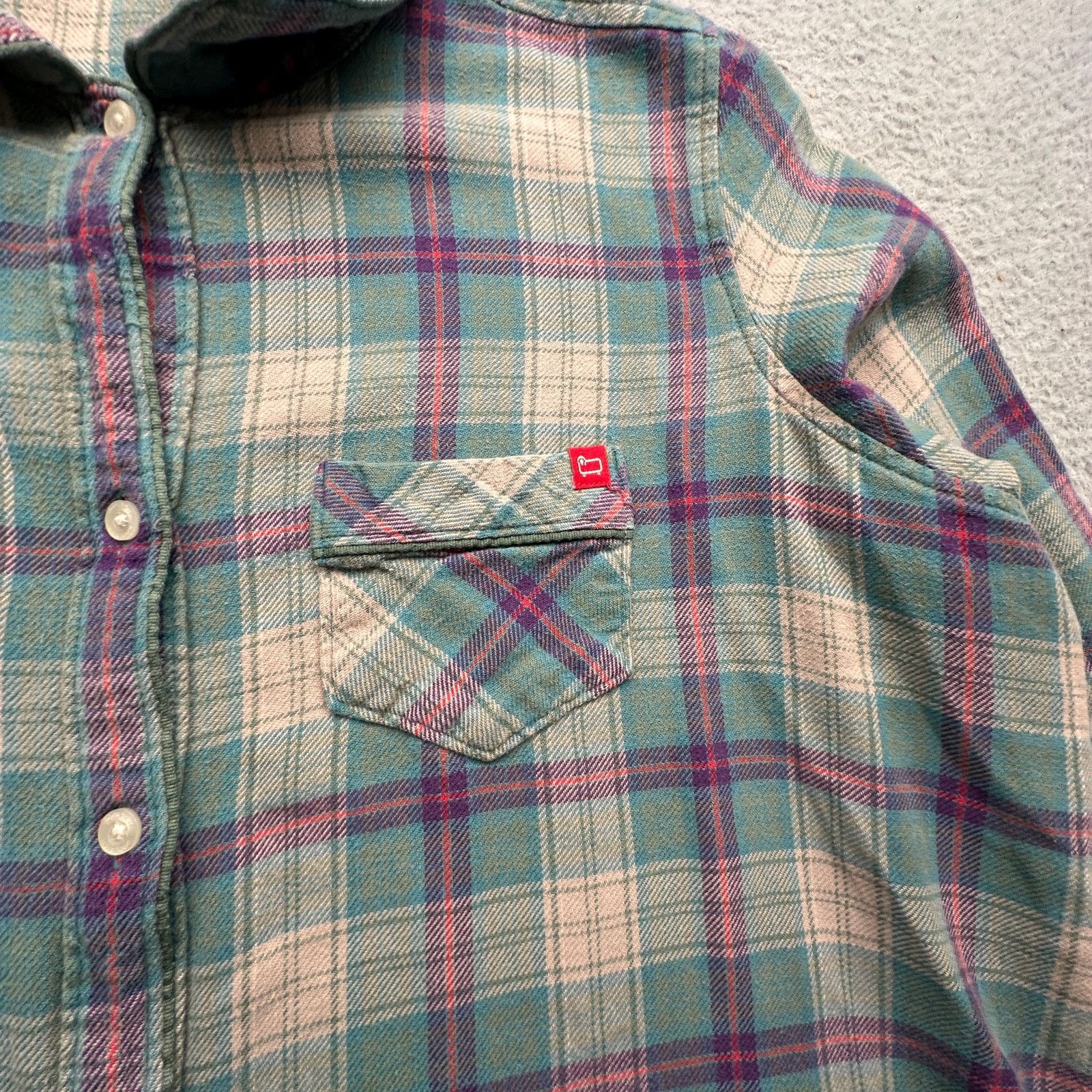 Woolrich Woolen Mills Woolrich Flannel Long Sleeve Button Up Shirt Womens XL Size XL / US 12-14 / IT 48-50 - 8 Thumbnail