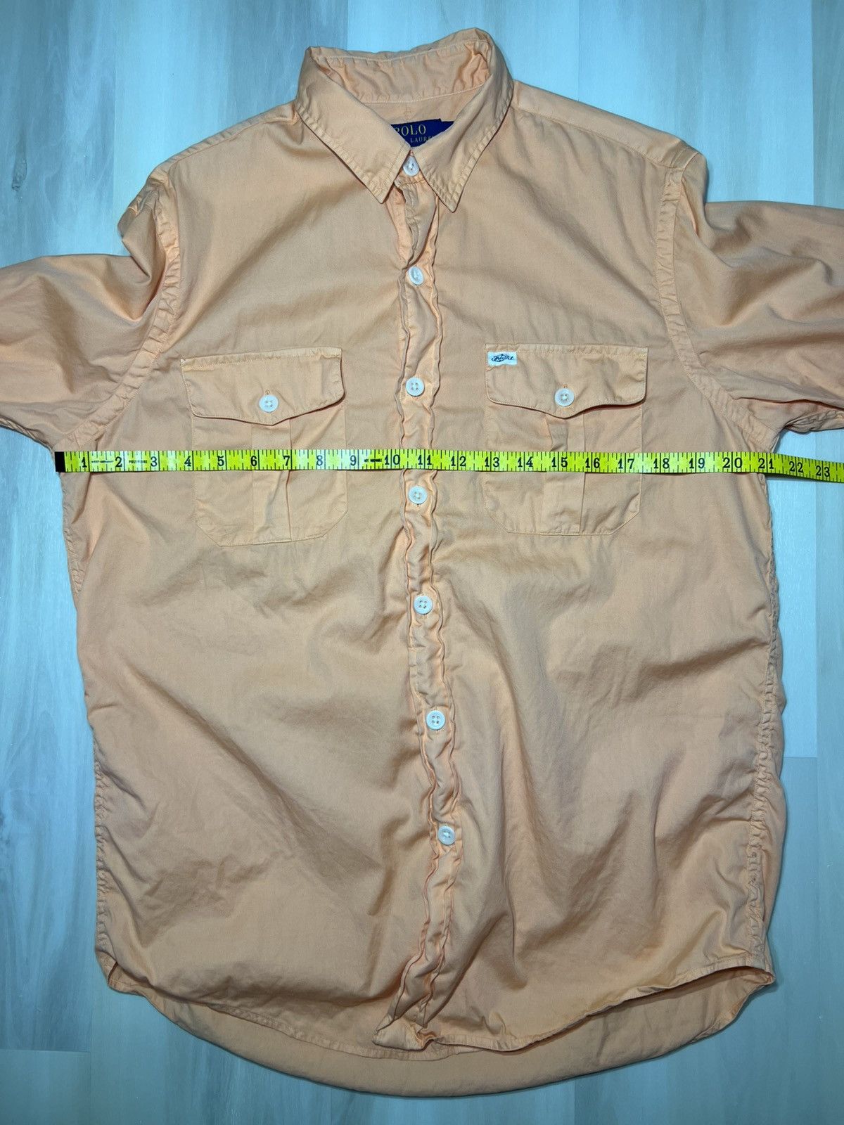 Polo Ralph Lauren Polo Ralph Lauren Shirt Mens M Orange Beach Twill Button Up Size US M / EU 48-50 / 2 - 6 Thumbnail