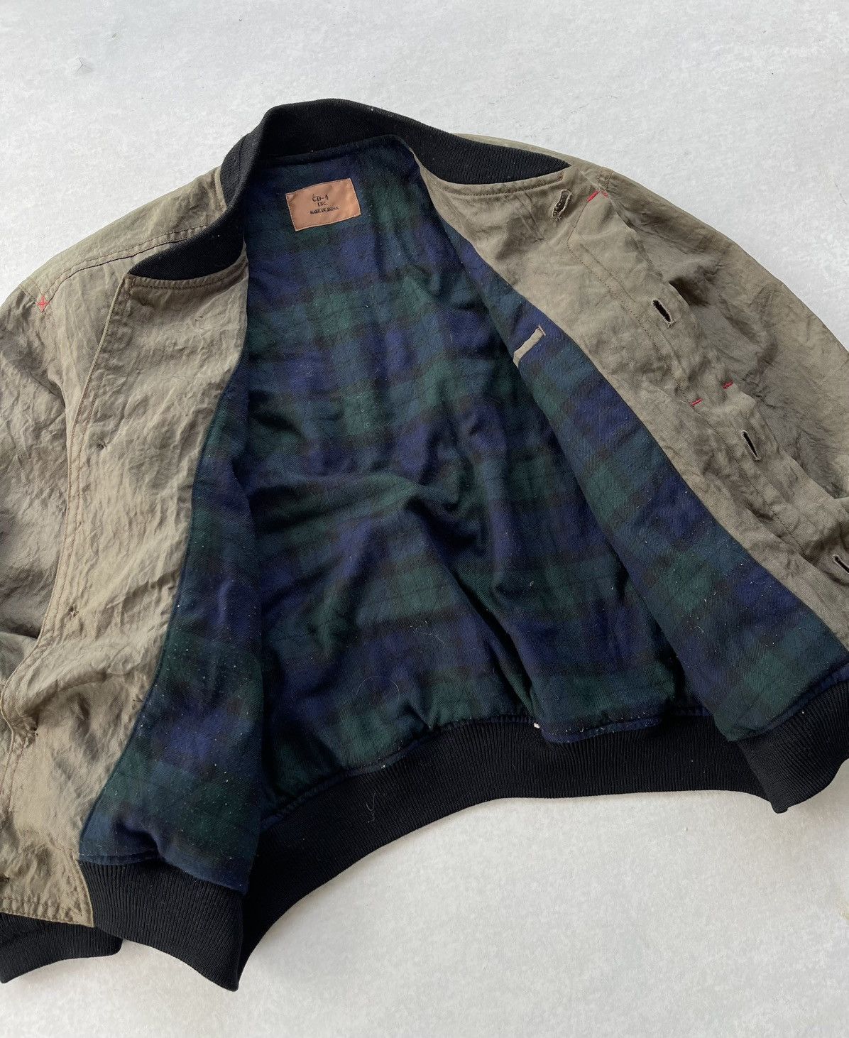 Issey Miyake × Japanese Brand × Vintage 🔥Vintage CD-4 Japan Bomber Jacket Inspired Issey Miyake Size US L / EU 52-54 / 3 - 3 Thumbnail