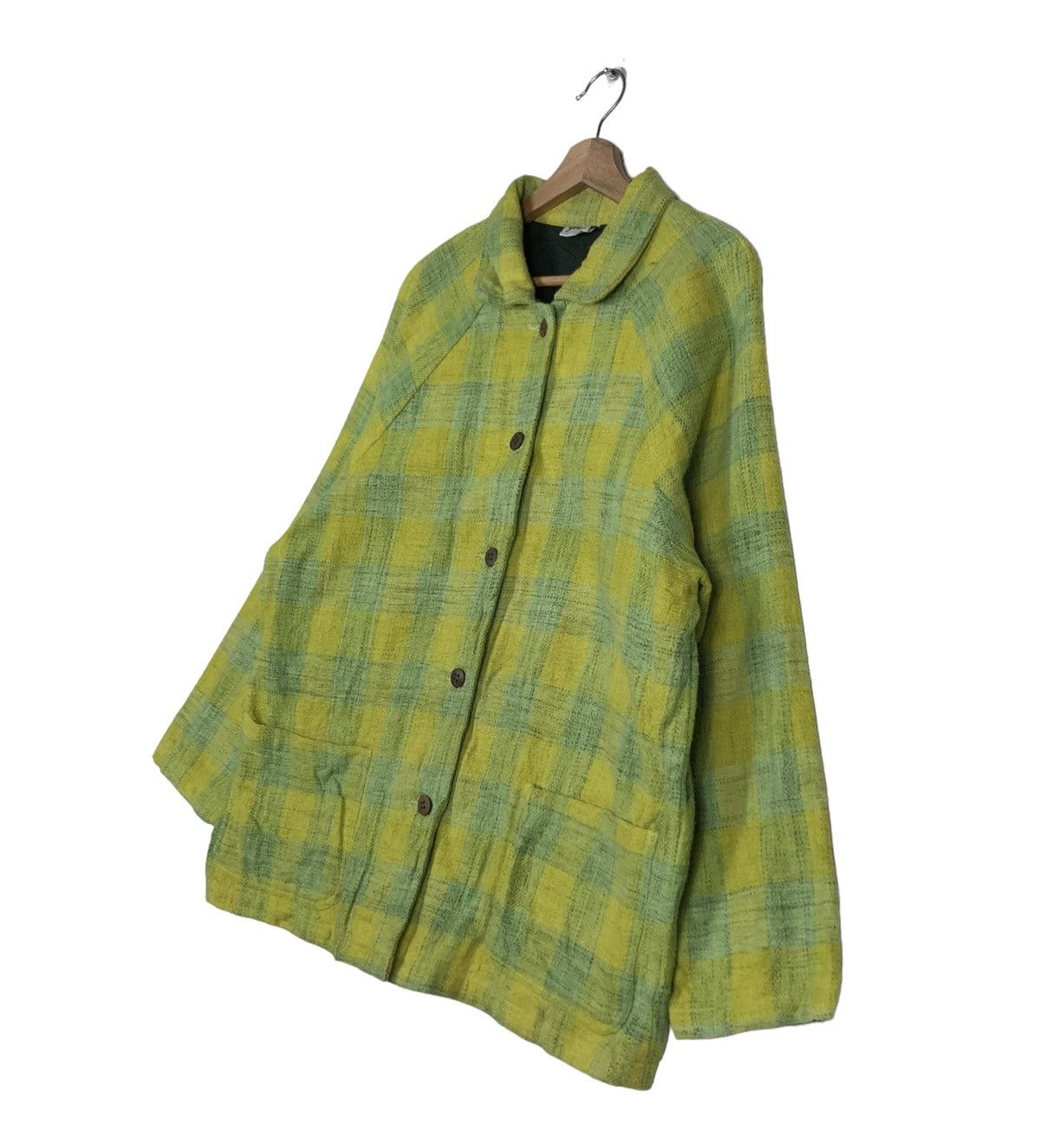 Japanese Brand 🔥VINTAGE CHORE JACKET YOKOHAMA MOTOMACHI TARTAN DESIGN Size US M / EU 48-50 / 2 - 2 Thumbnail
