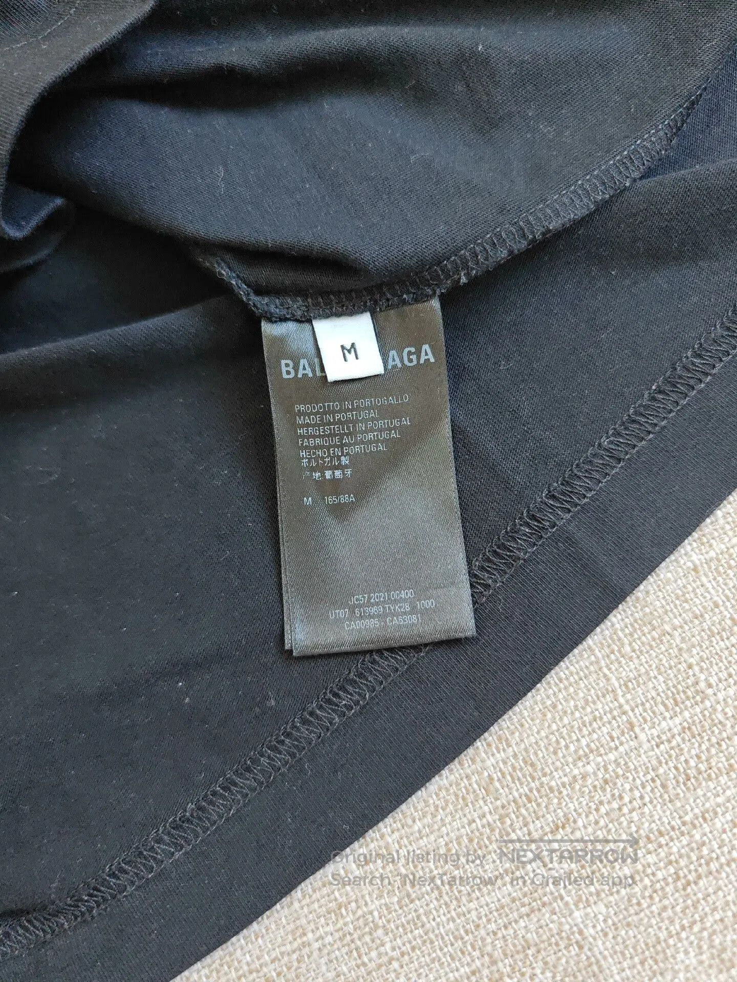 Balenciaga Balenciaga Short-Sleeve Logo T-Shirt. Size US M / EU 48-50 / 2 - 4 Thumbnail