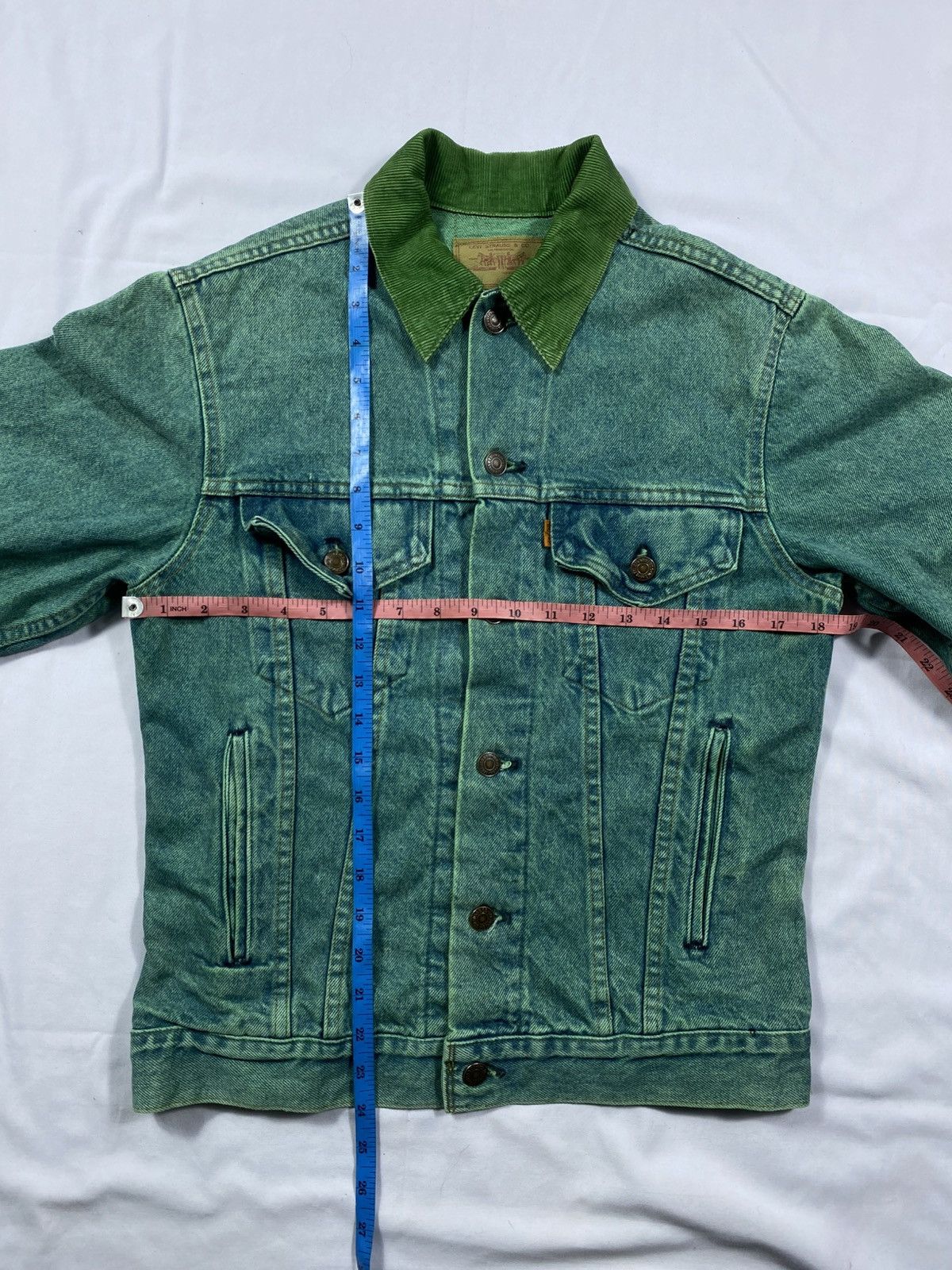 Levi's Vintage Clothing Vintage Levi's Denim Jacket Corduroy Collar Size US M / EU 48-50 / 2 - 9 Thumbnail
