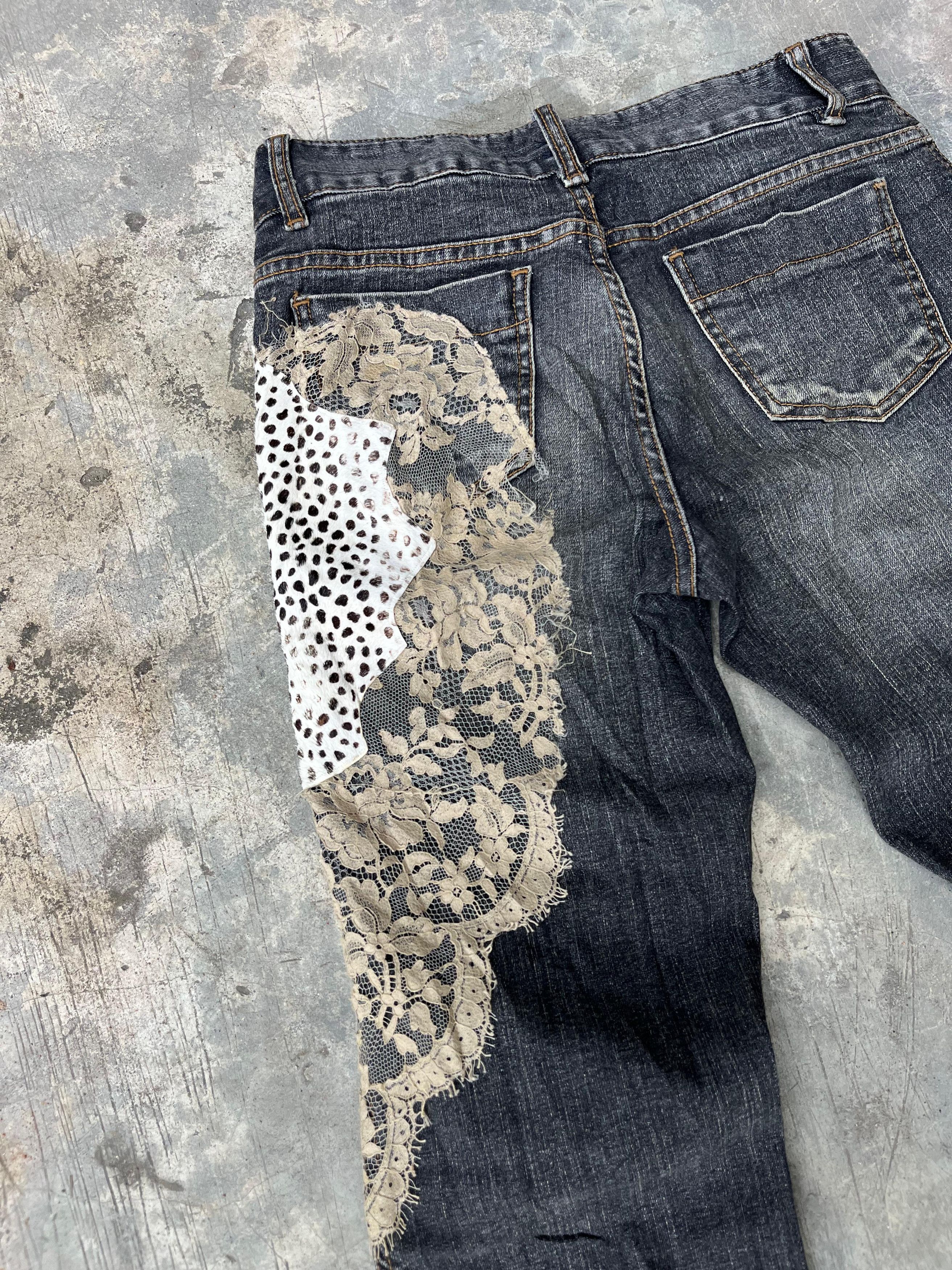 If Six Was Nine × Japanese Brand × Le Grande Bleu (L.G.B.) Perlanova Style If Six Was Nine Flared Pants Size 29" - 6 Thumbnail